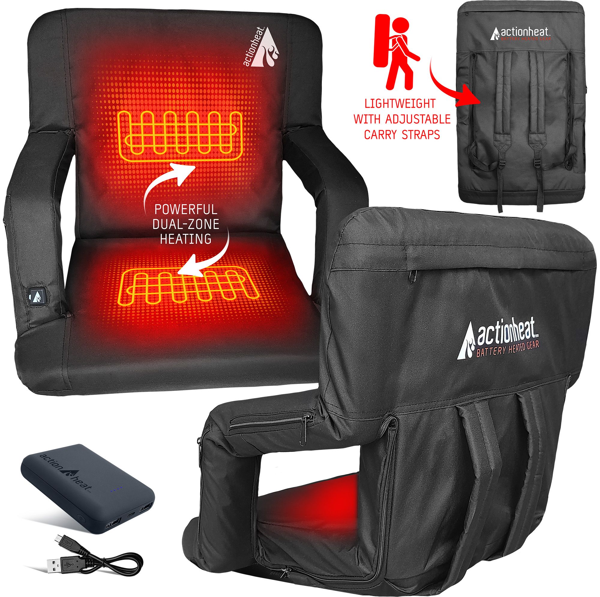 ActionHeat 5V Heated Folding Bleacher Seat product image
