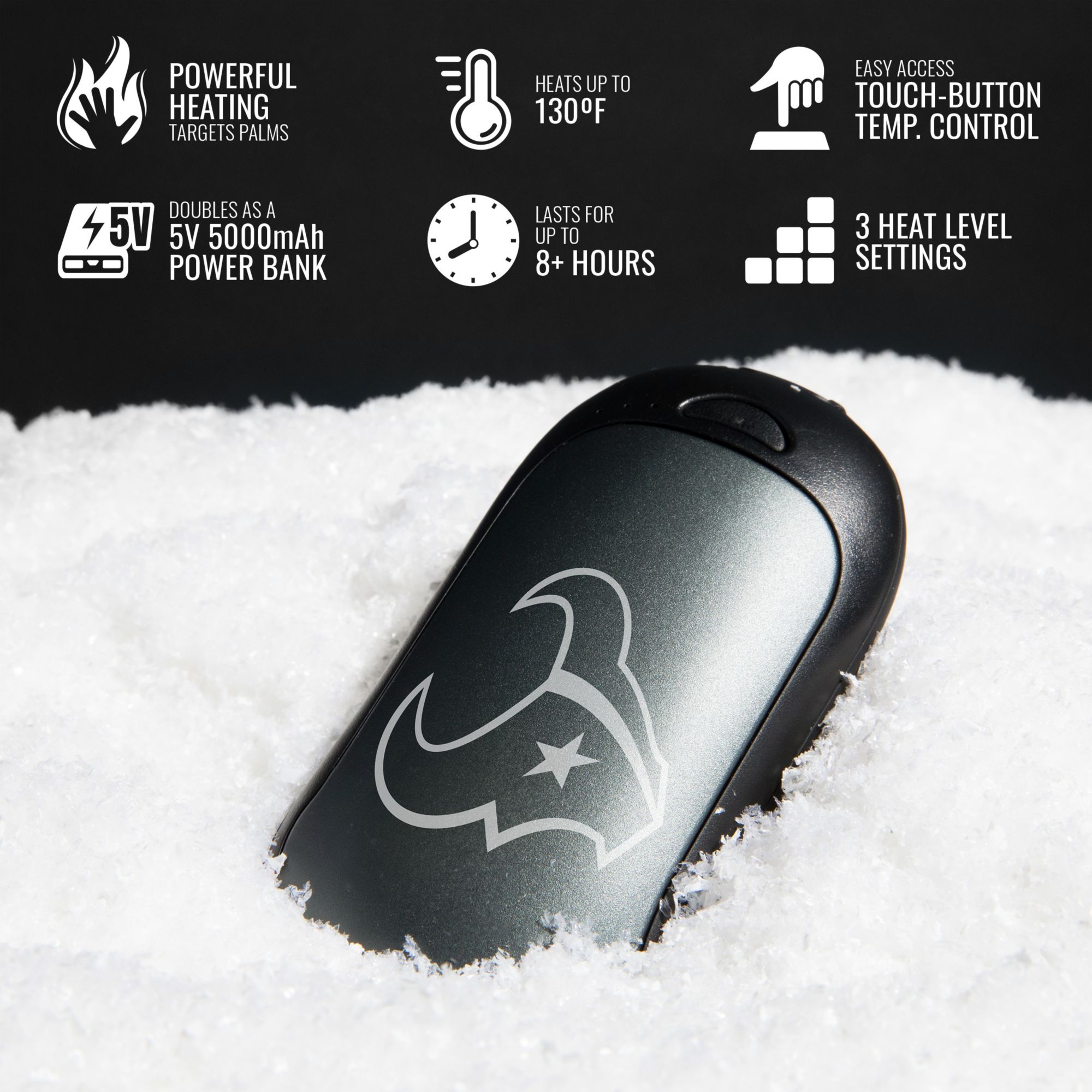 ActionHeat Houston Texans Rechargeable Hand Warmer - Single product image