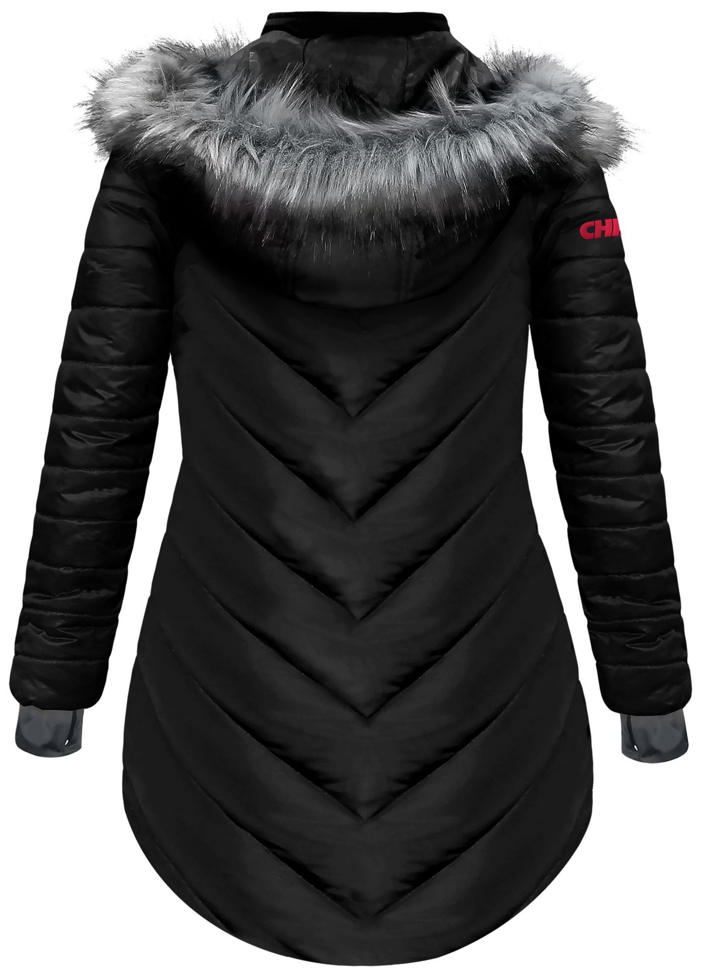 ActionHeat Women's Kansas City Chiefs Black 5V Battery Heated Puffer Jacket product image
