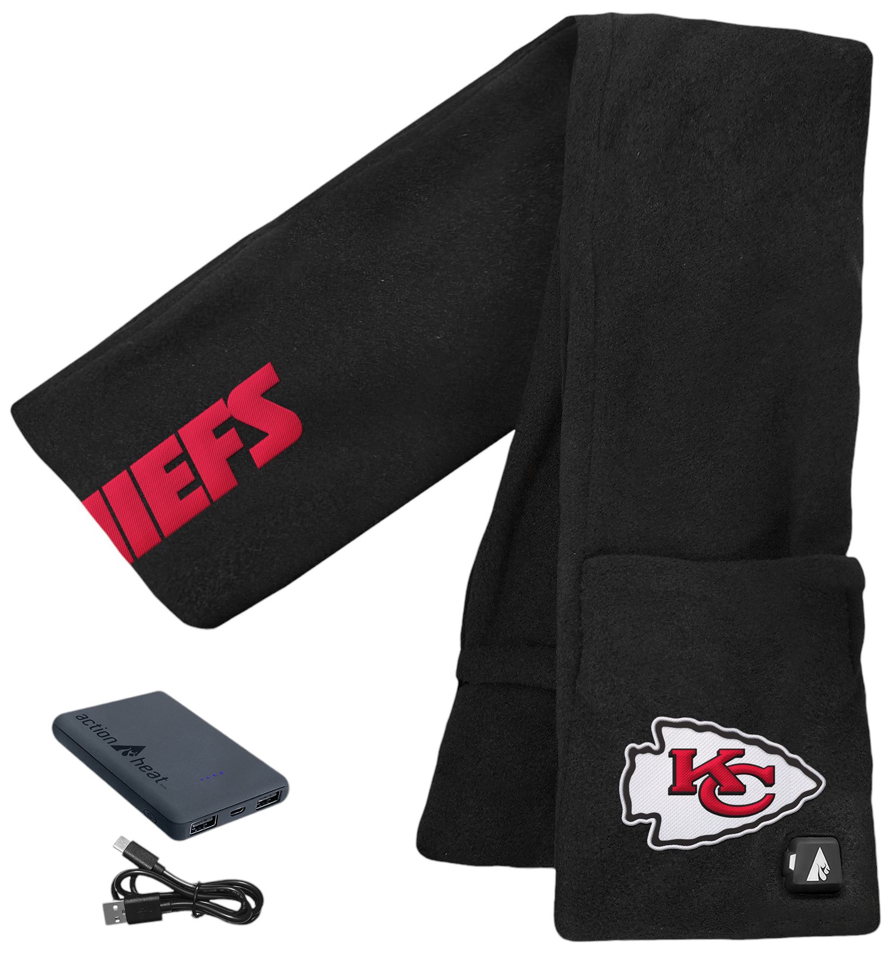 ActionHeat Kansas City Chiefs 5V Battery Heated Scarf product image