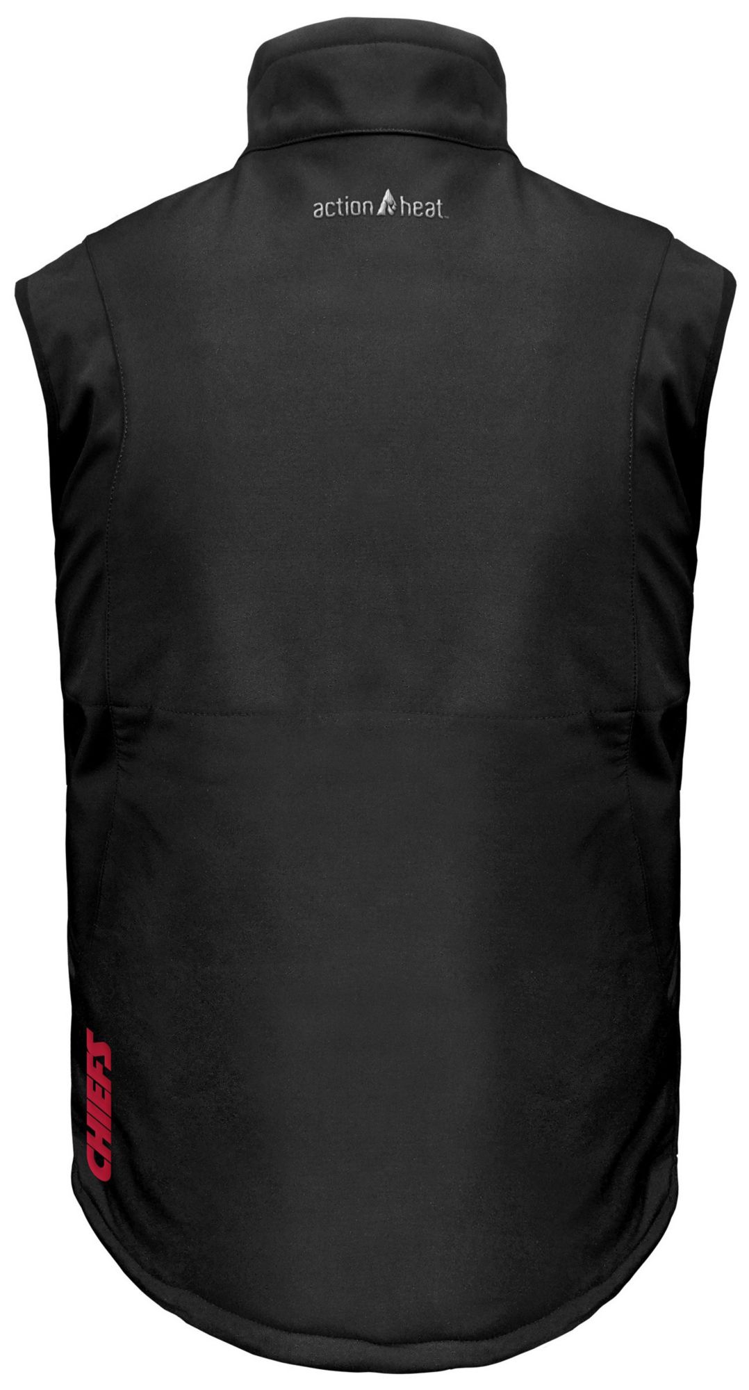 ActionHeat Men's Kansas City Chiefs Black 5V Battery Heated Softshell Vest product image