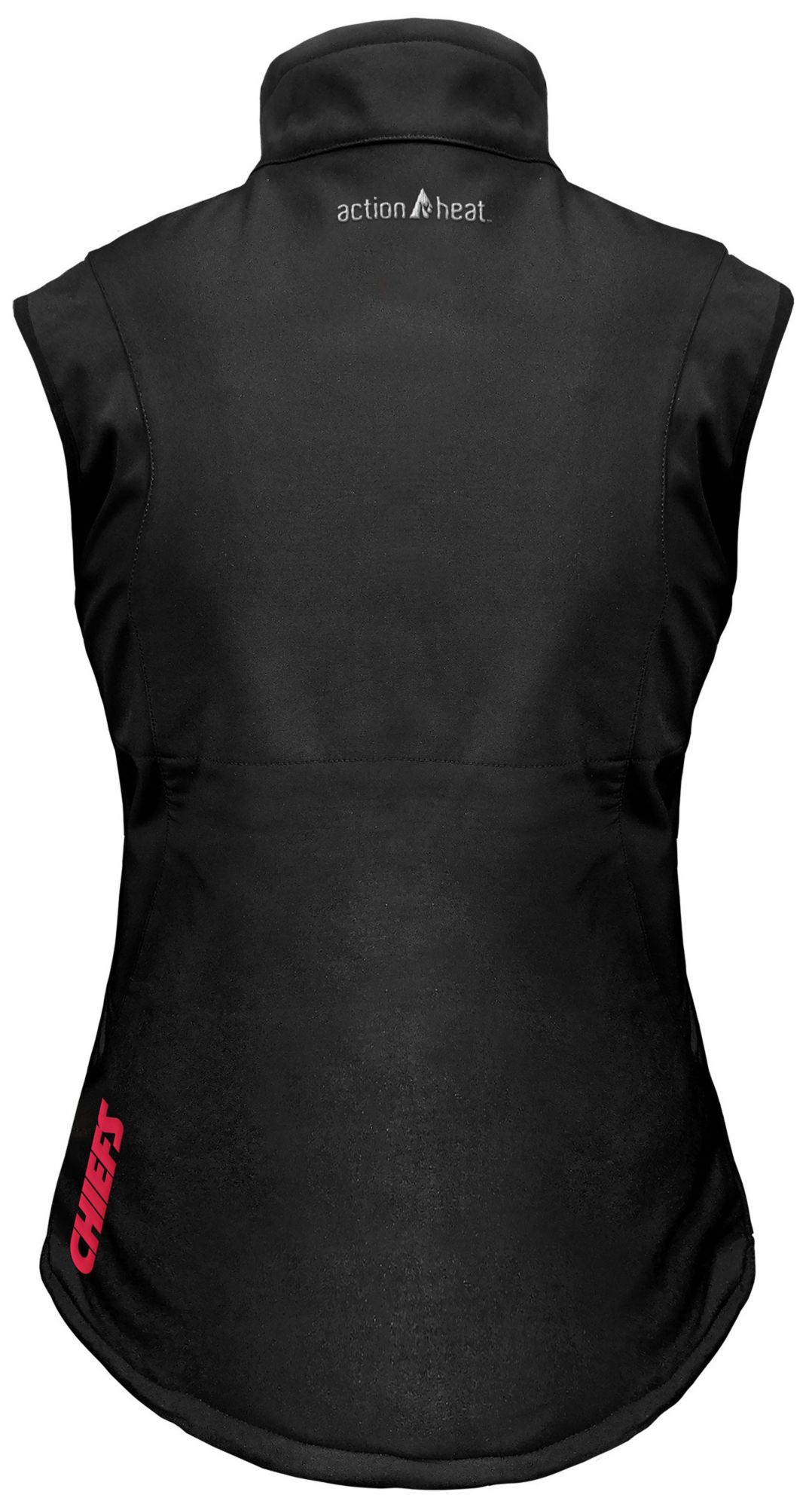 ActionHeat Women's Kansas City Chiefs Black 5V Battery Heated Softshell Vest product image