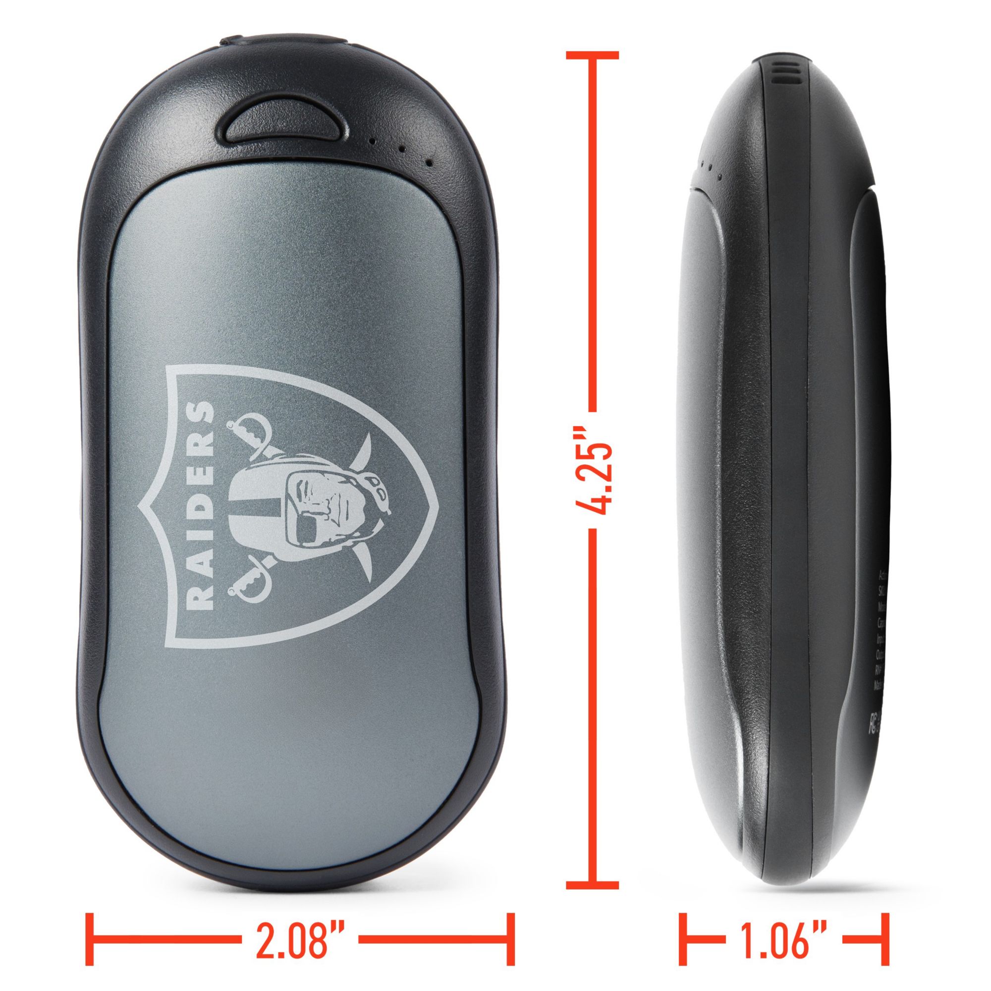 ActionHeat Las Vegas Raiders Rechargeable Hand Warmer - Single product image