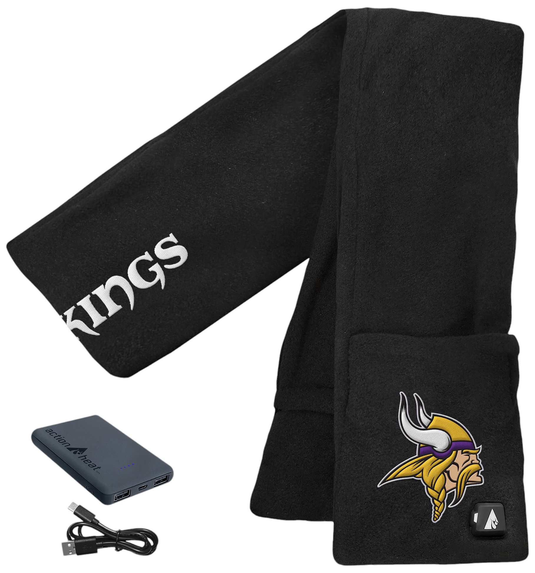 ActionHeat Minnesota Vikings 5V Battery Heated Scarf product image