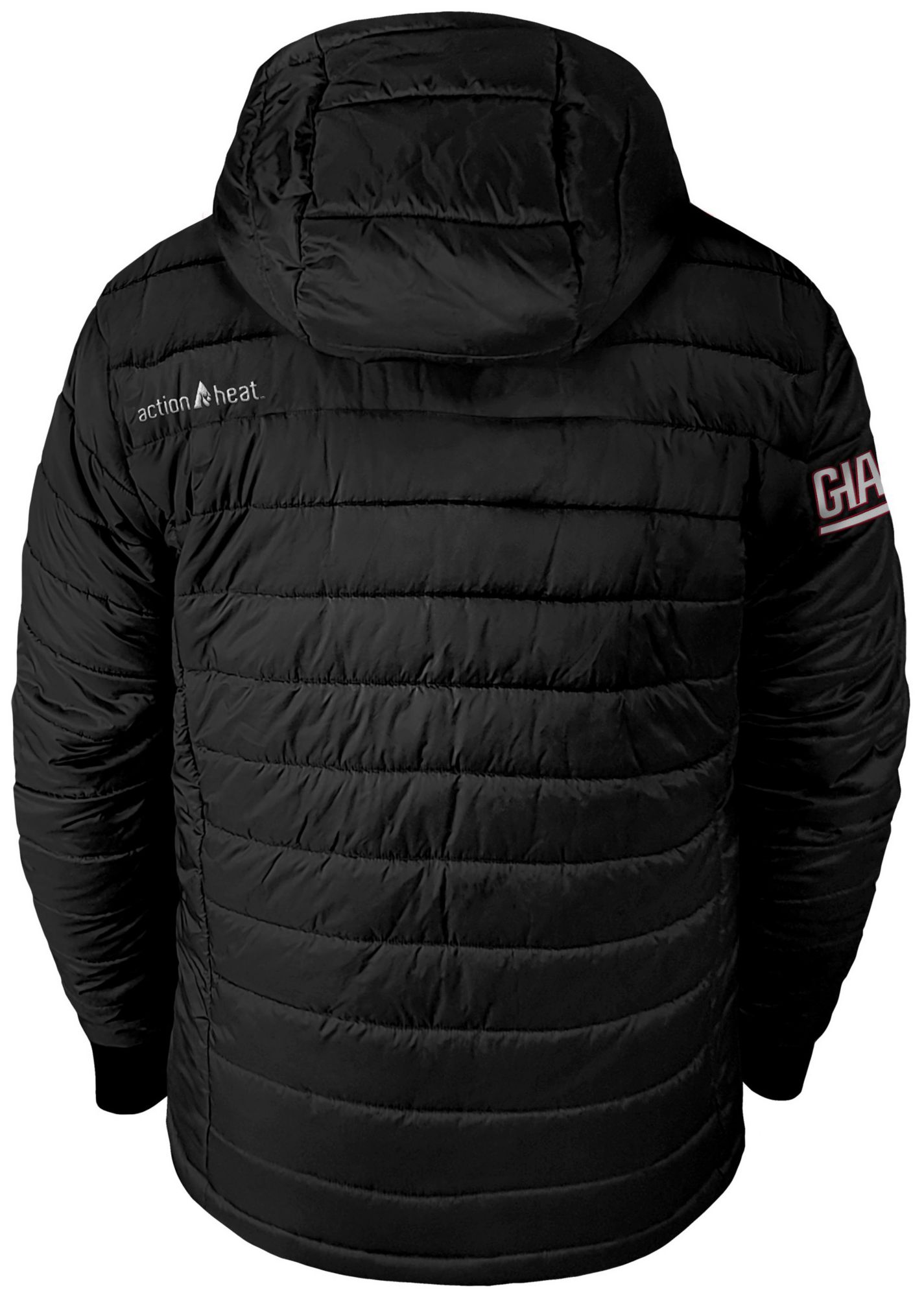 ActionHeat Men's New York Giants Black 5V Battery Heated Puffer Jacket product image