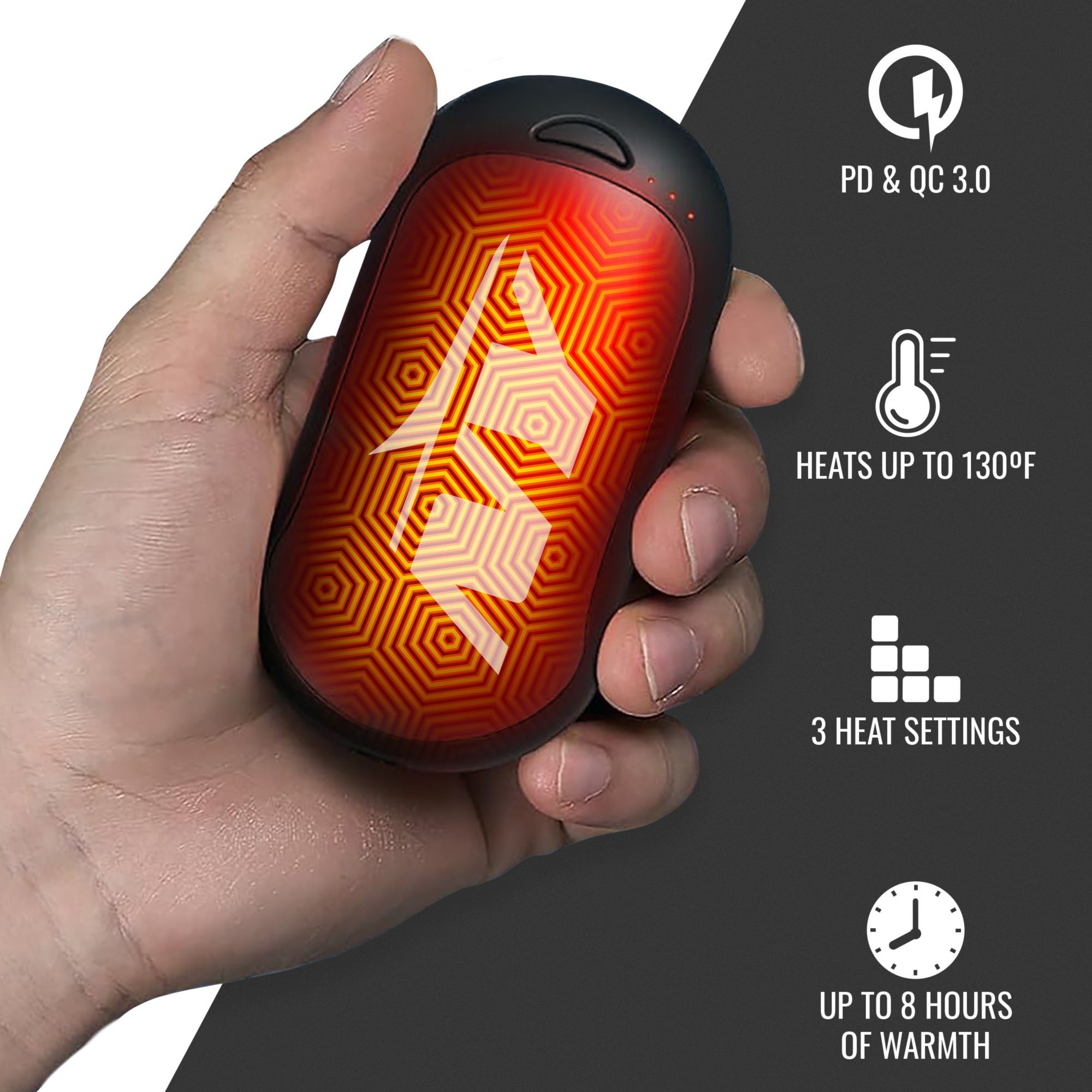 ActionHeat New York Jets Rechargeable Hand Warmer - Single product image