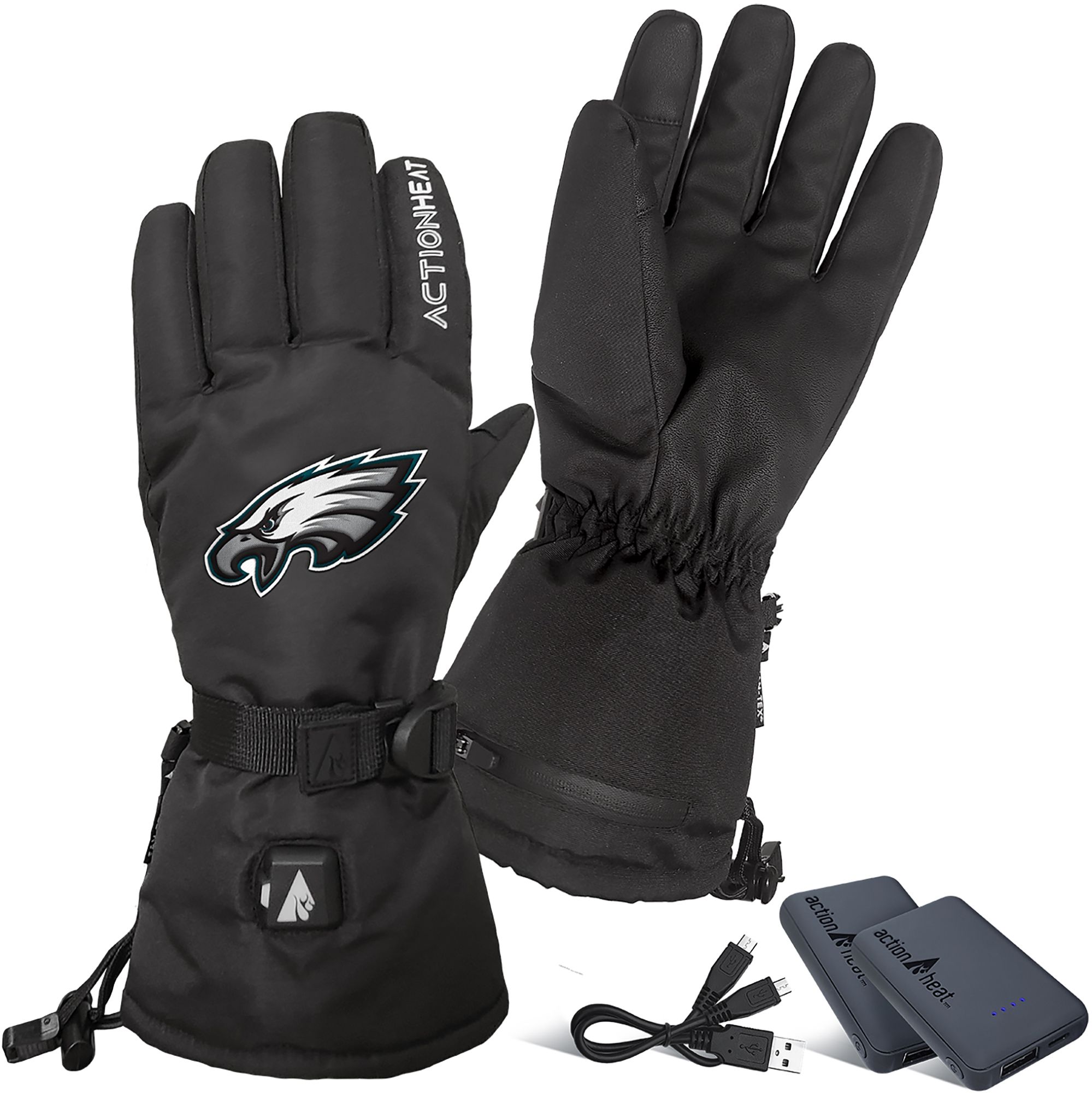 ActionHeat Adult Philadelphia Eagles 5V Premium Battery Heated Gloves product image