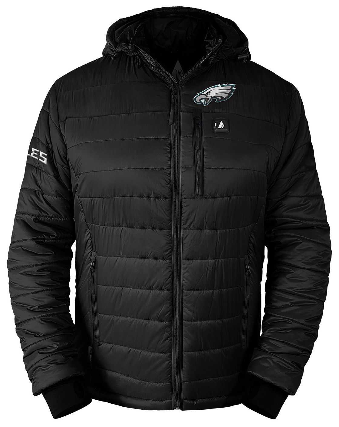 ActionHeat Men's Philadelphia Eagles Black 5V Battery Heated Softshell Vest product image