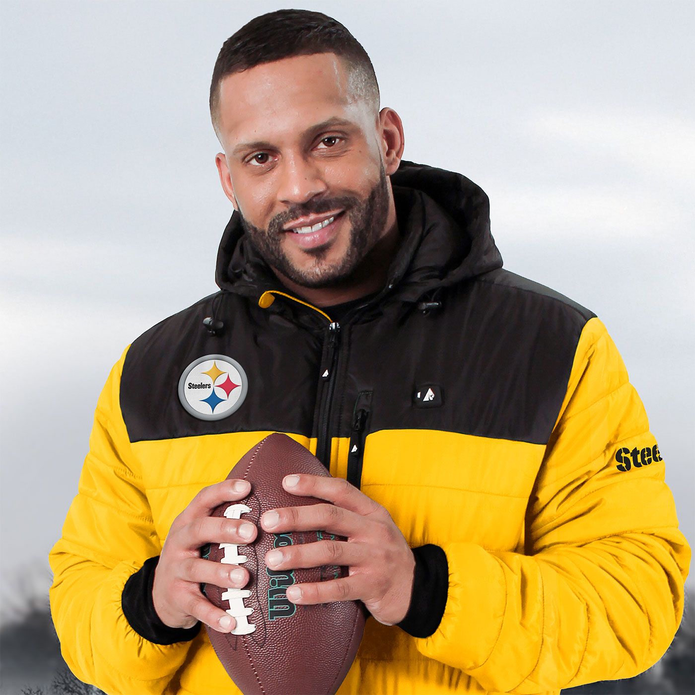 ActionHeat Men's Pittsburgh Steelers Gold Puffer Jacket product image