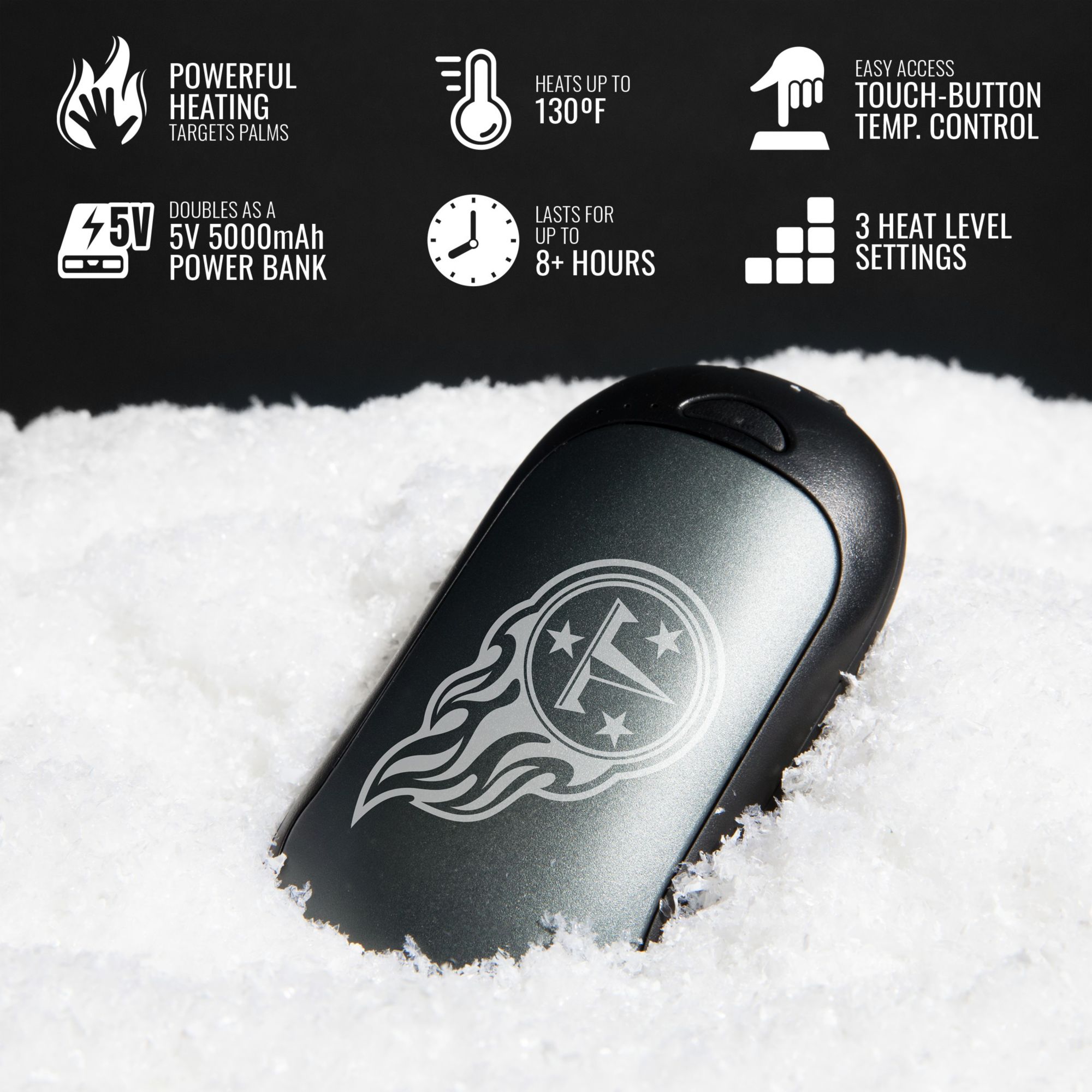 ActionHeat Tennessee Titans Rechargeable Hand Warmer - Single product image