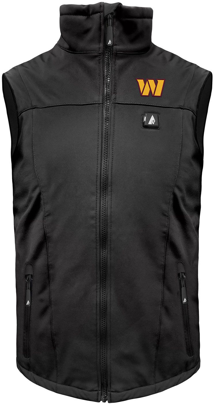 ActionHeat Men's Washington Commanders Black 5V Battery Heated Softshell Vest product image
