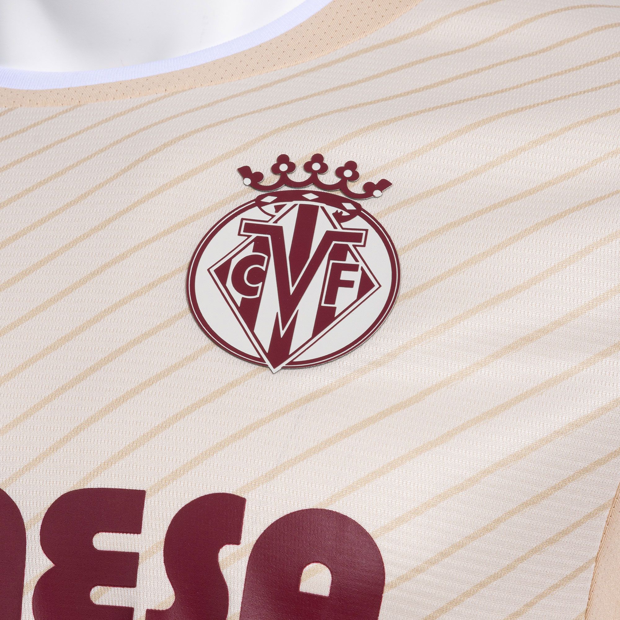JOMA Men's Villarreal CF 2025 Offwhite Third Replica Away Jersey product image
