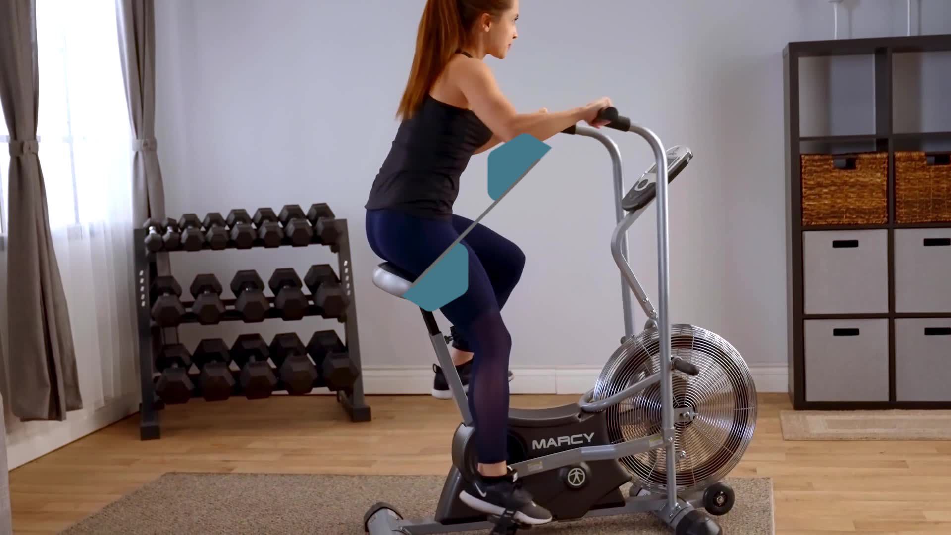 Marcy Deluxe Air Fan Exercise Bike product