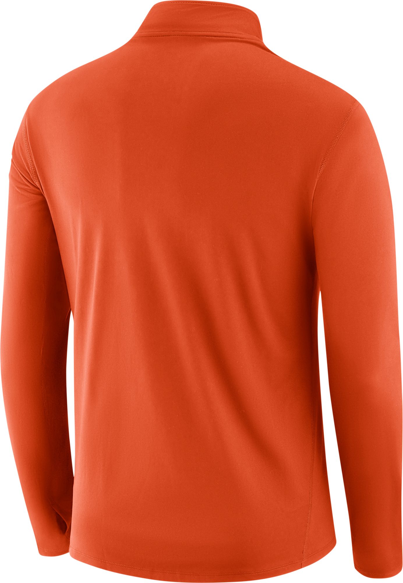 Nike Men's Clemson Tigers Orange Long Sleeve Core Half-Zip Pullover Shirt product image