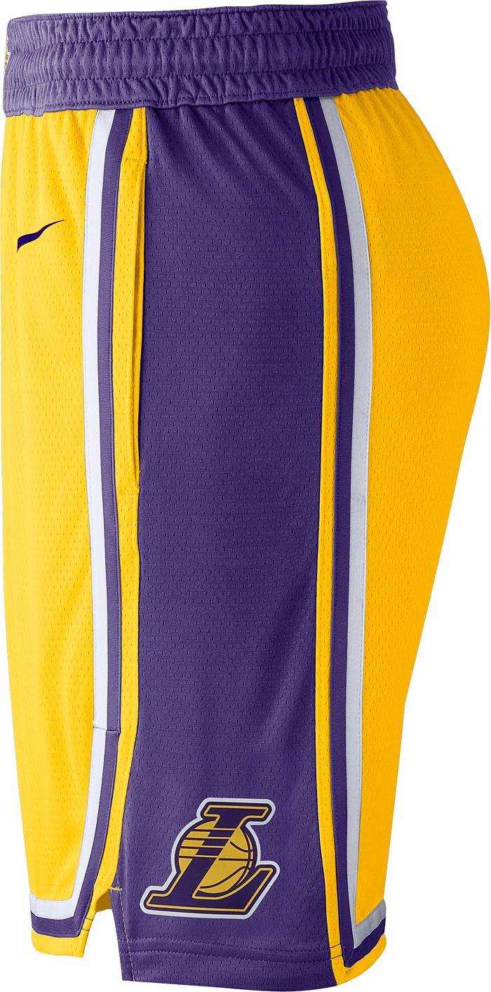 Men's Nike White Los Angeles Lakers 2022/23 City Edition Swingman Shorts Size: Medium
