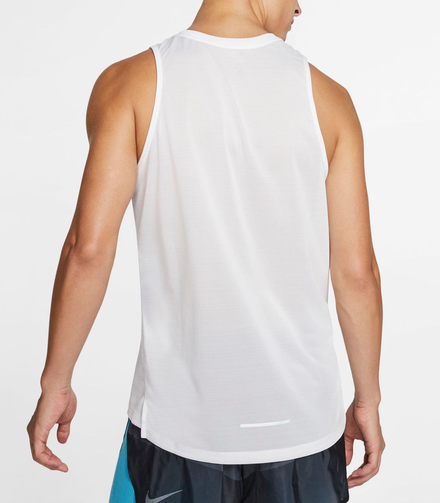 nike miler tank white