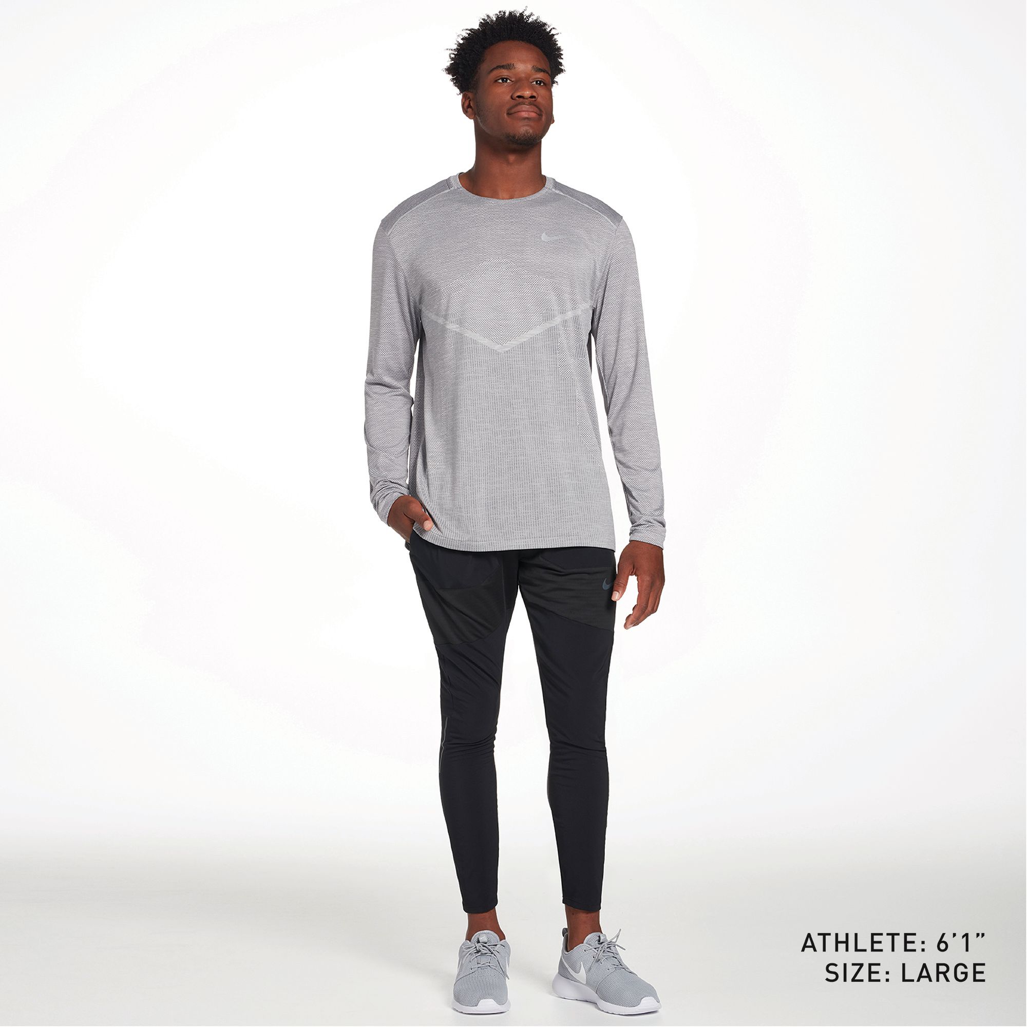 Nike Men's TechKnit Ultra Running Long Sleeve Shirt product image