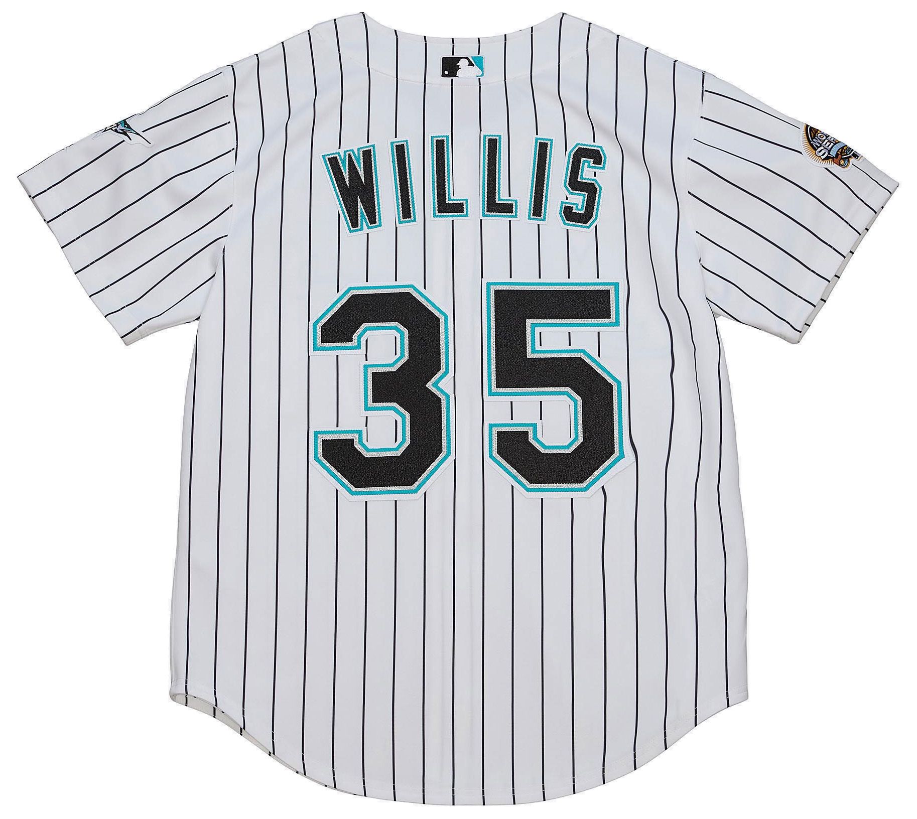 Mitchell & Ness Men's Miami Marlins Dontrelle Willis #35 White Authentic Home Jersey product image
