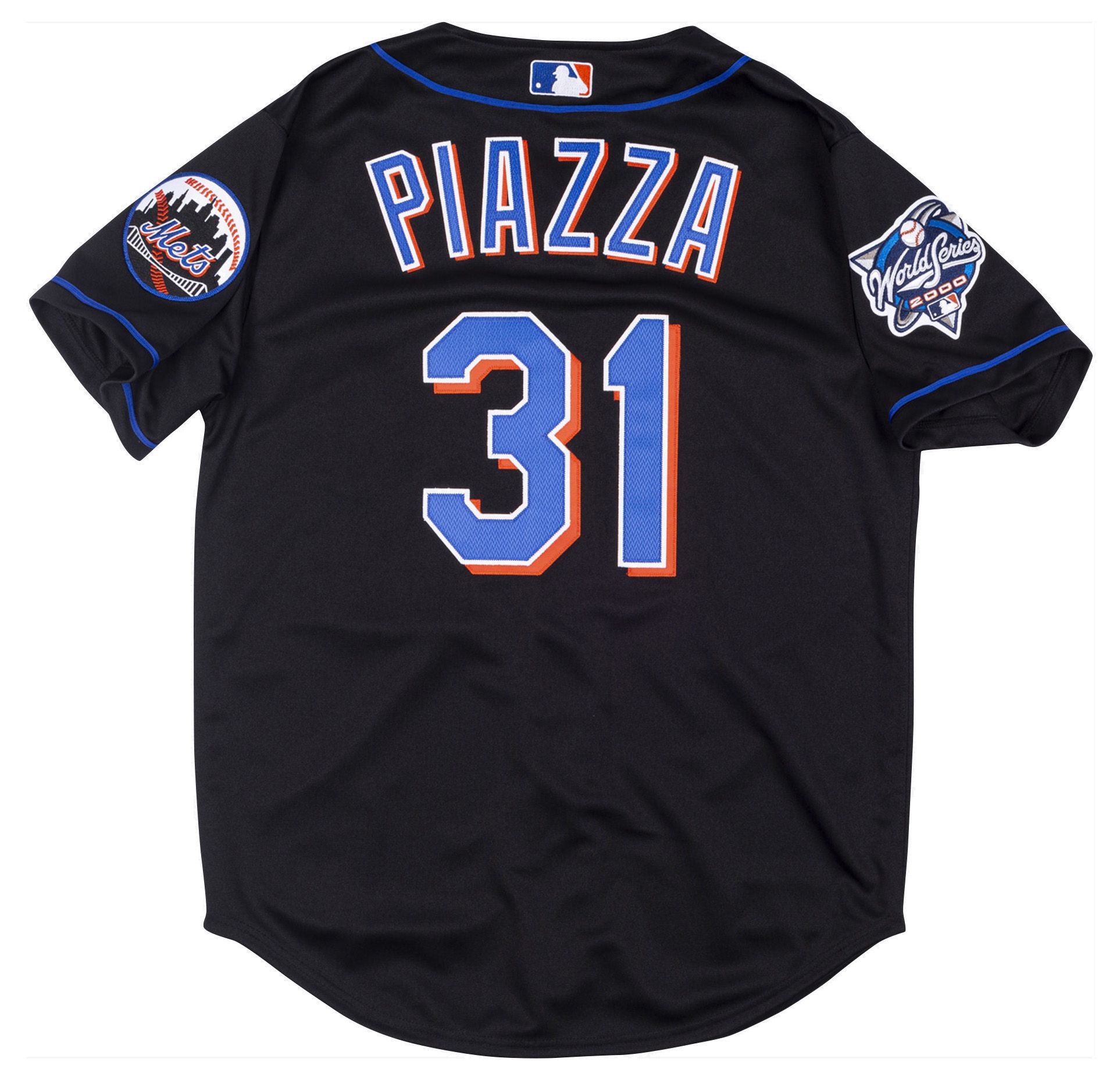 Mitchell & Ness Men's New York Mets Mike Piazza #31 Black Authentic Alternate Jersey product image