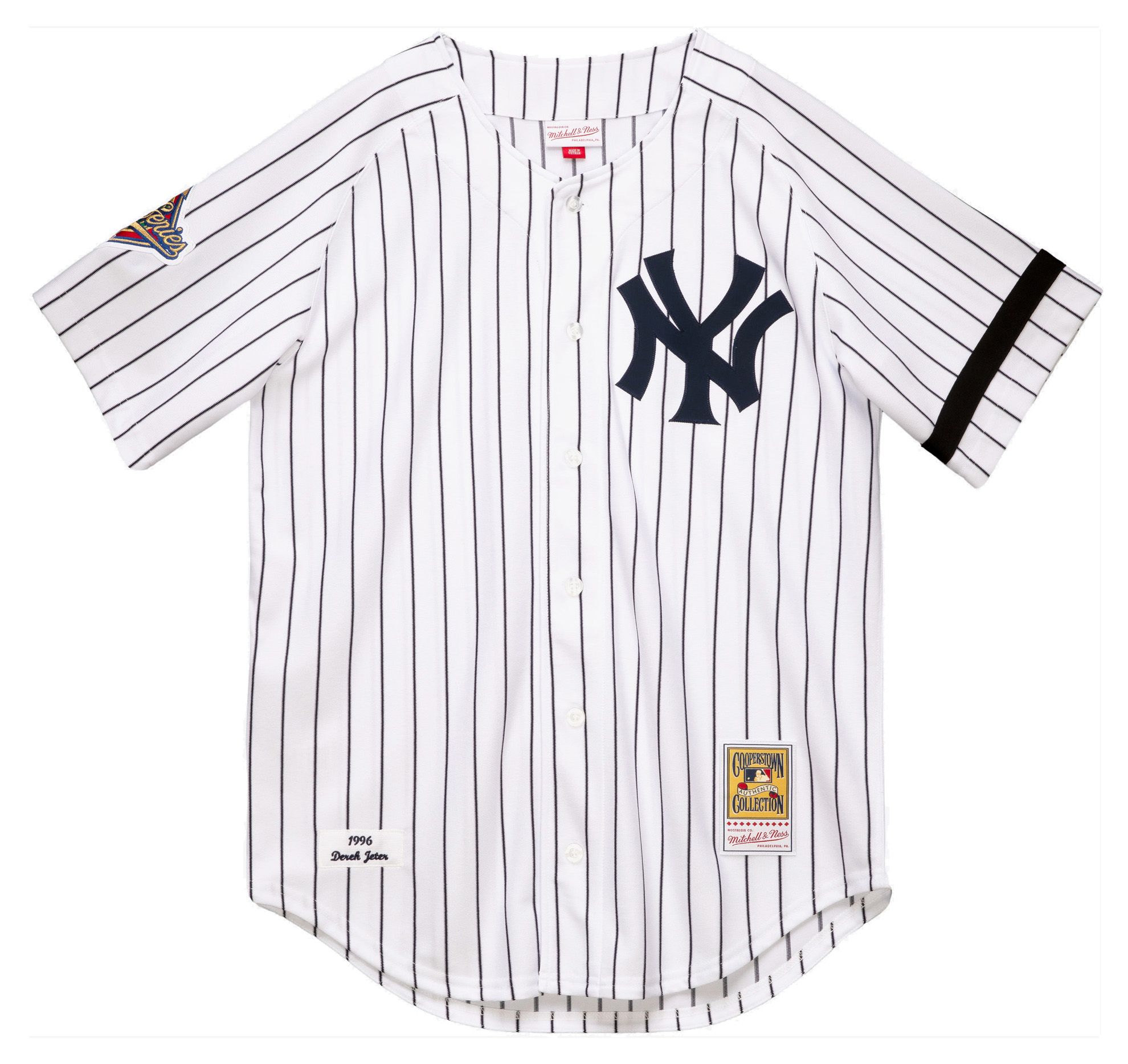 Mitchell & Ness Men's New York Yankees Derek Jeter #2 White Authentic Home Jersey product image