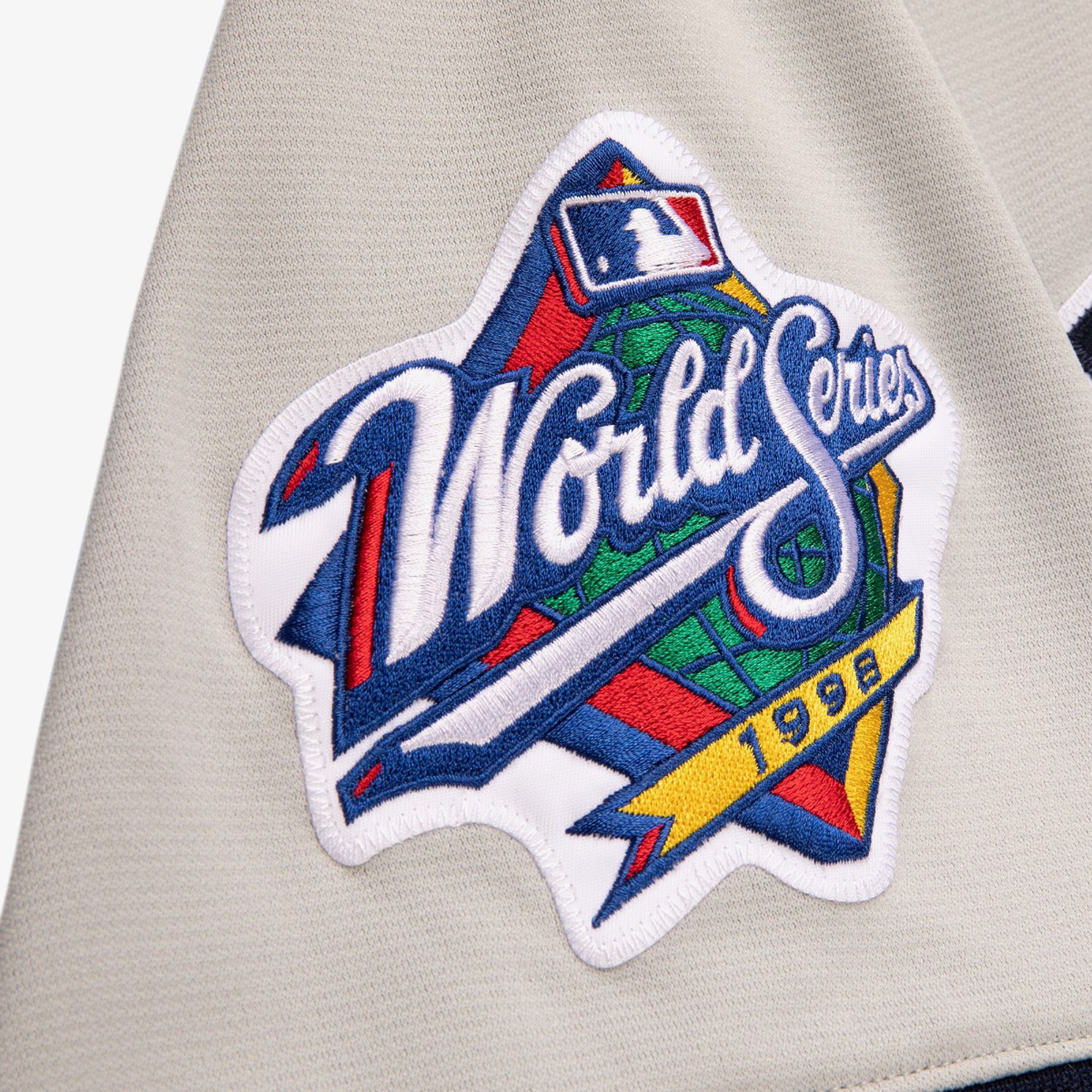 Mitchell & Ness Men's Derek Jeter #2 Chrome Cooperstown Home Authentic Jersey product image
