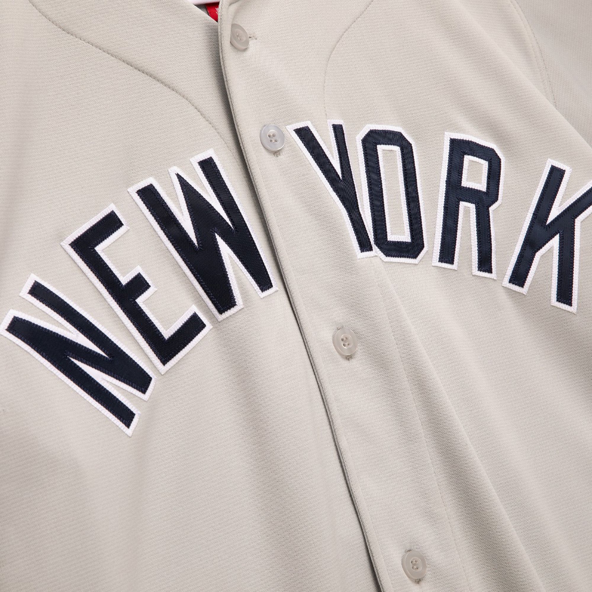 Mitchell & Ness Men's Derek Jeter #2 Chrome Cooperstown Home Authentic Jersey product image