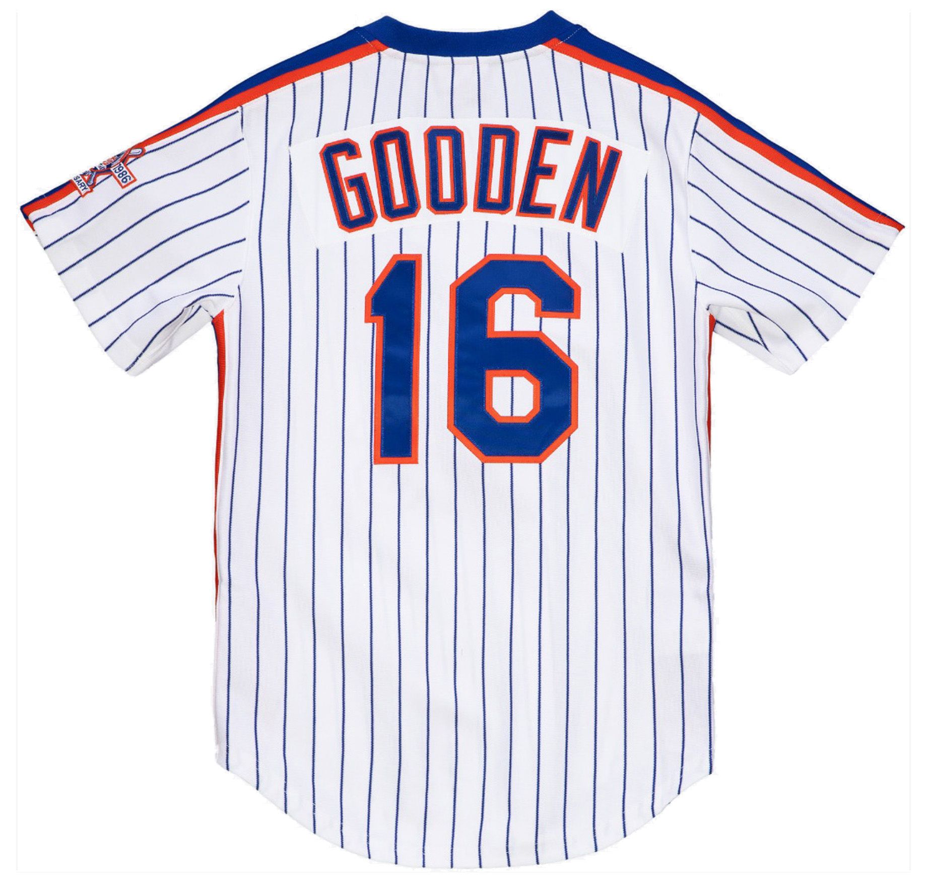 Mitchell & Ness Men's New York Mets Dwight Gooden #16 White Authentic Home Jersey product image