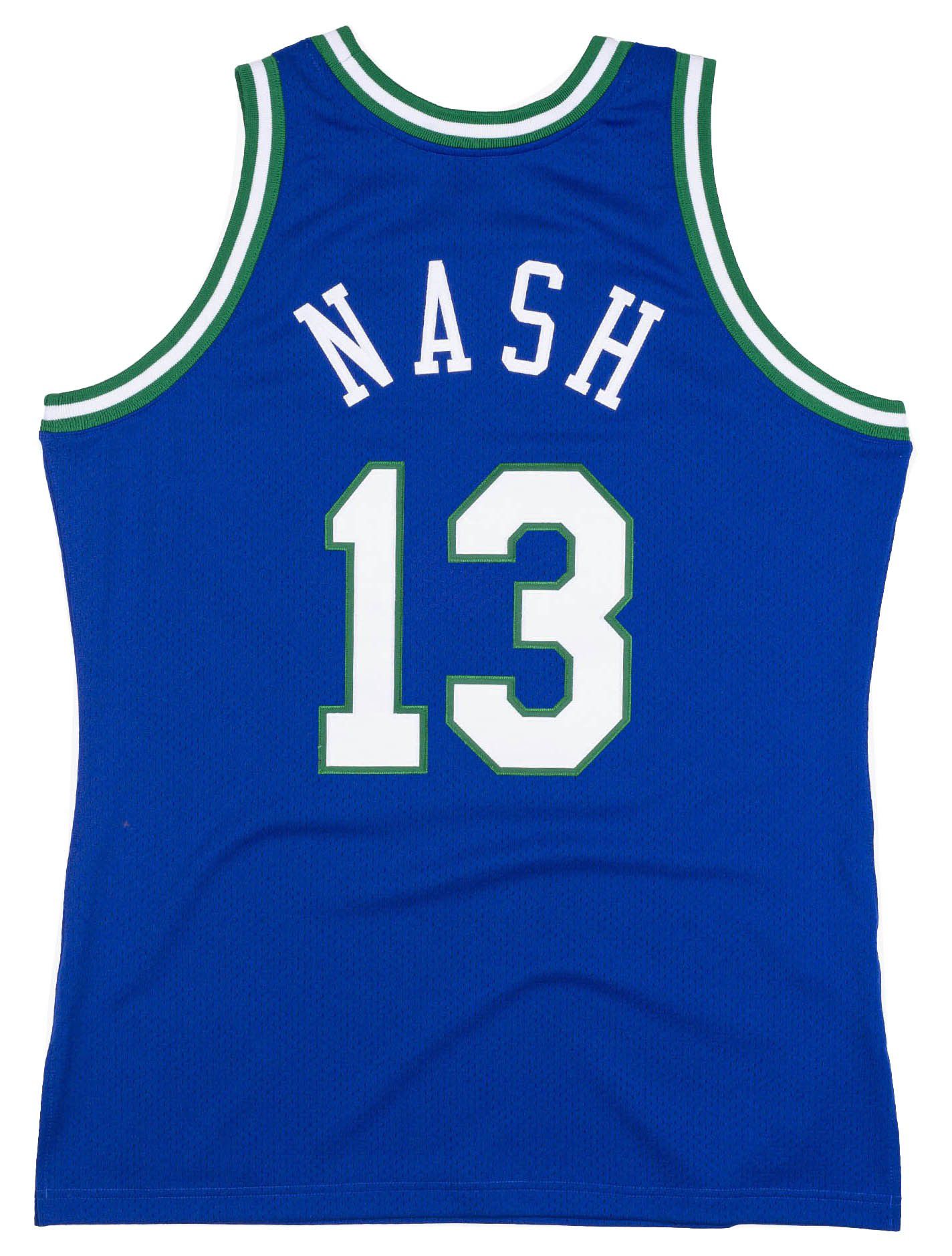 Mitchell & Ness Men's Dallas Mavericks Steve Nash #13 Blue 1998 Authentic HWC Jersey product image