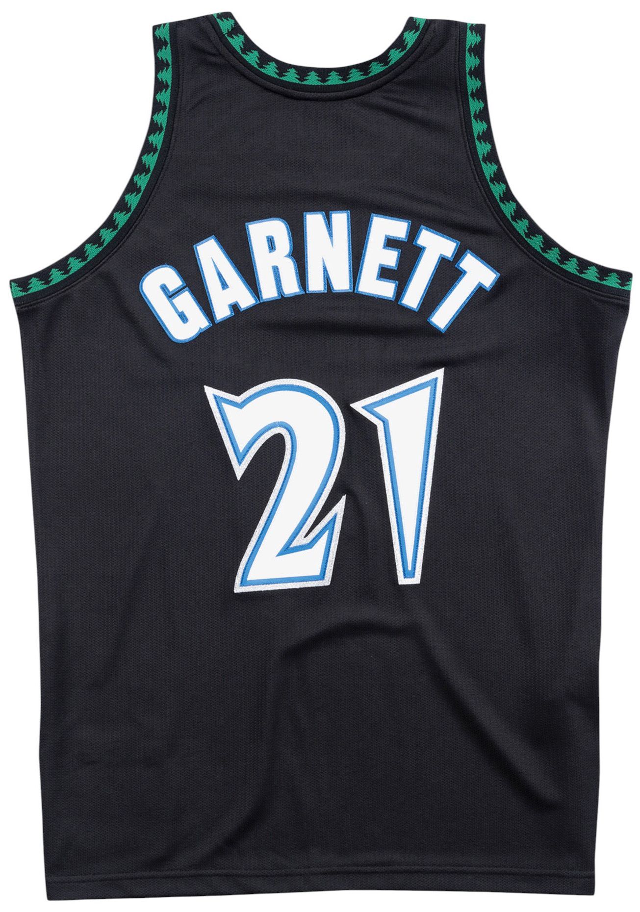 Mitchell & Ness Adult Minnesota Timberwolves Kevin Garnett #21 Black 1997 Authentic Jersey product image