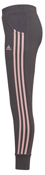 adidas Girls' 3-Stripes Cotton Joggers product image