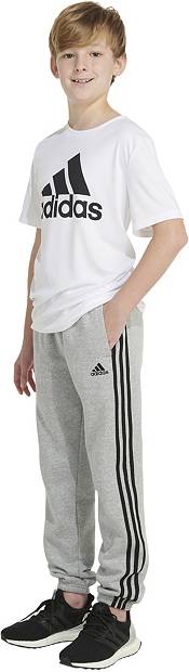 Adidas Boys' Essential 3-Stripe Fleece Joggers product image