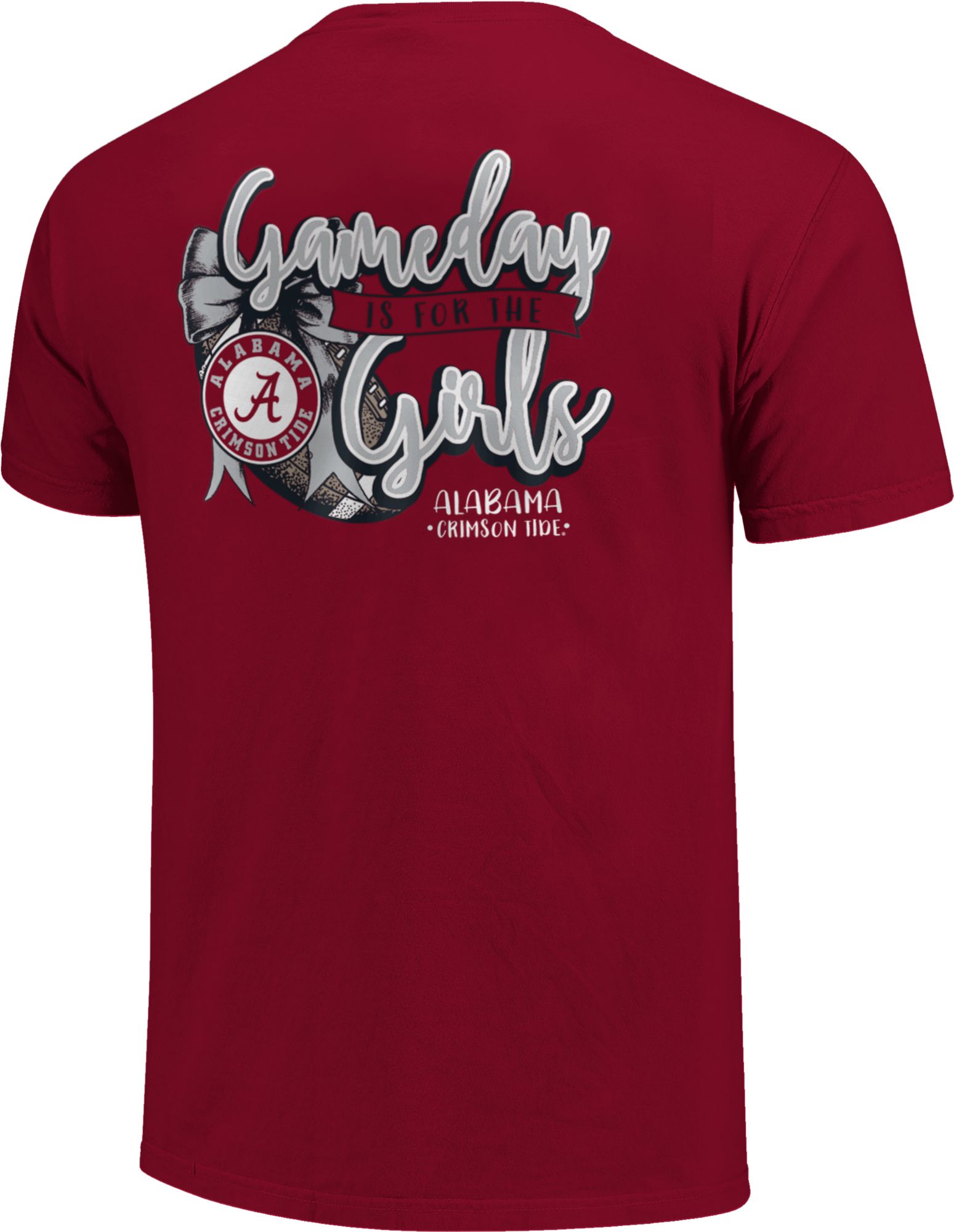 Image One Women's Alabama Crimson Tide Crimson Gameday Bow T-Shirt product image