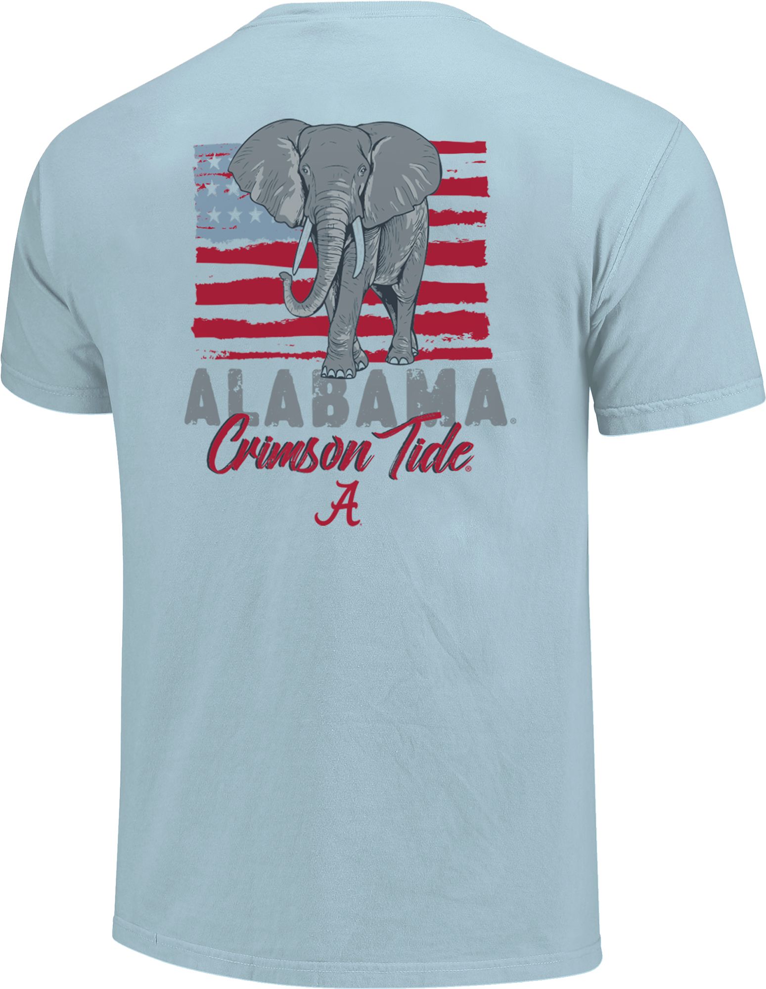 Image One Adult Alabama Crimson Tide Americana Light Blue T-Shirt product image