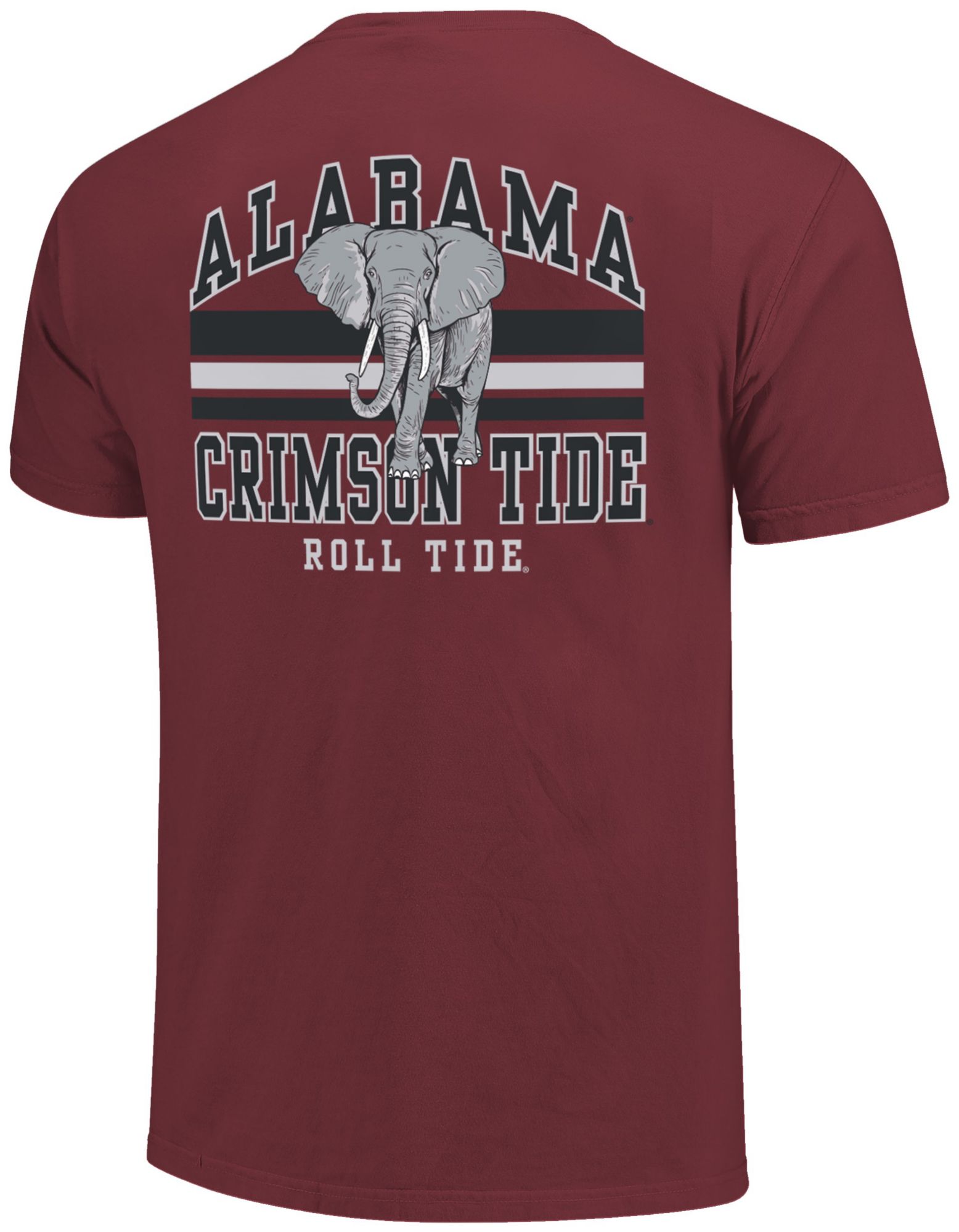 Image One Men's Alabama Crimson Tide Chili Mascot Arched Short Sleeve T-Shirt product image