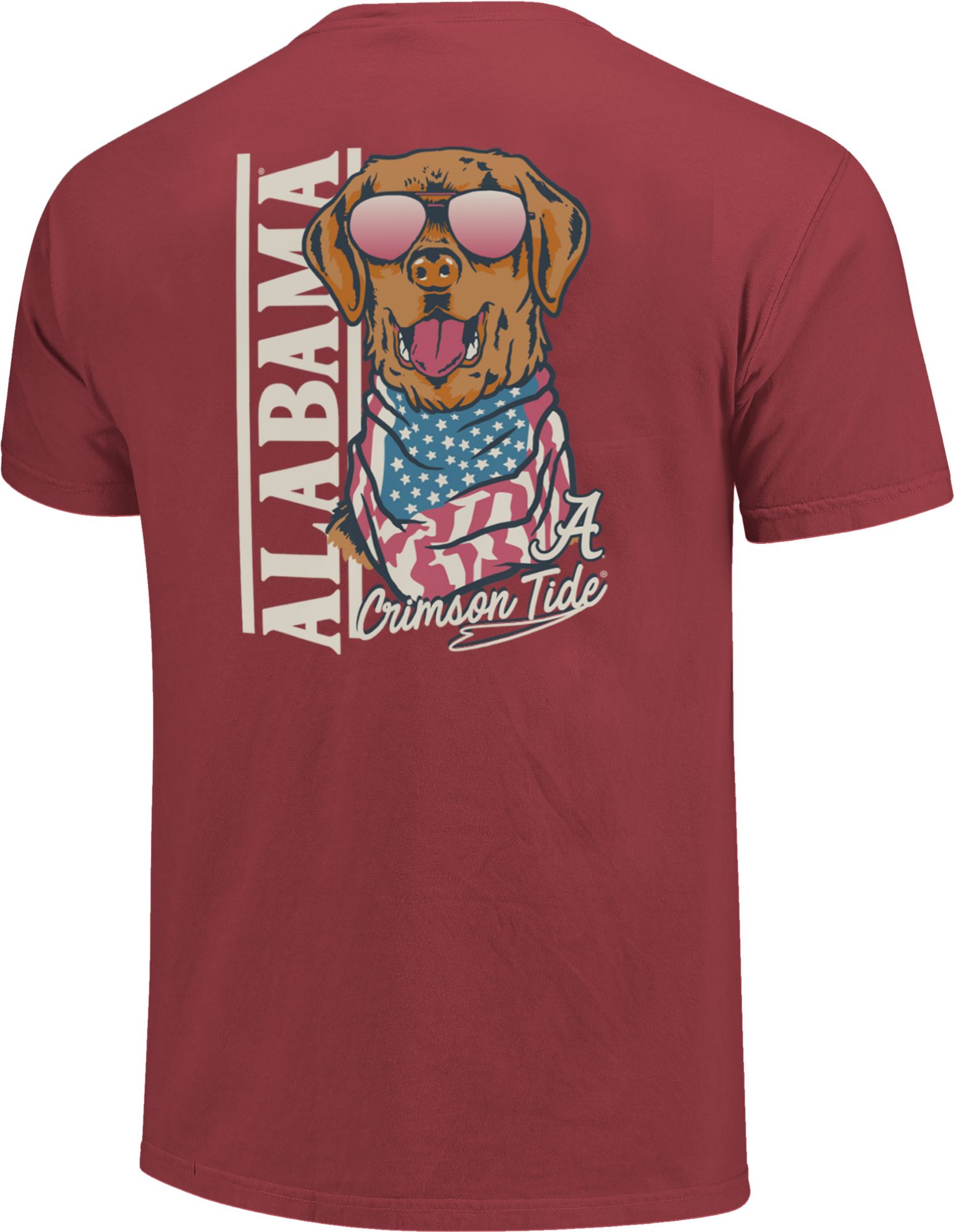 Image One Youth Alabama Crimson Tide Crimson American Dog T-Shirt product image