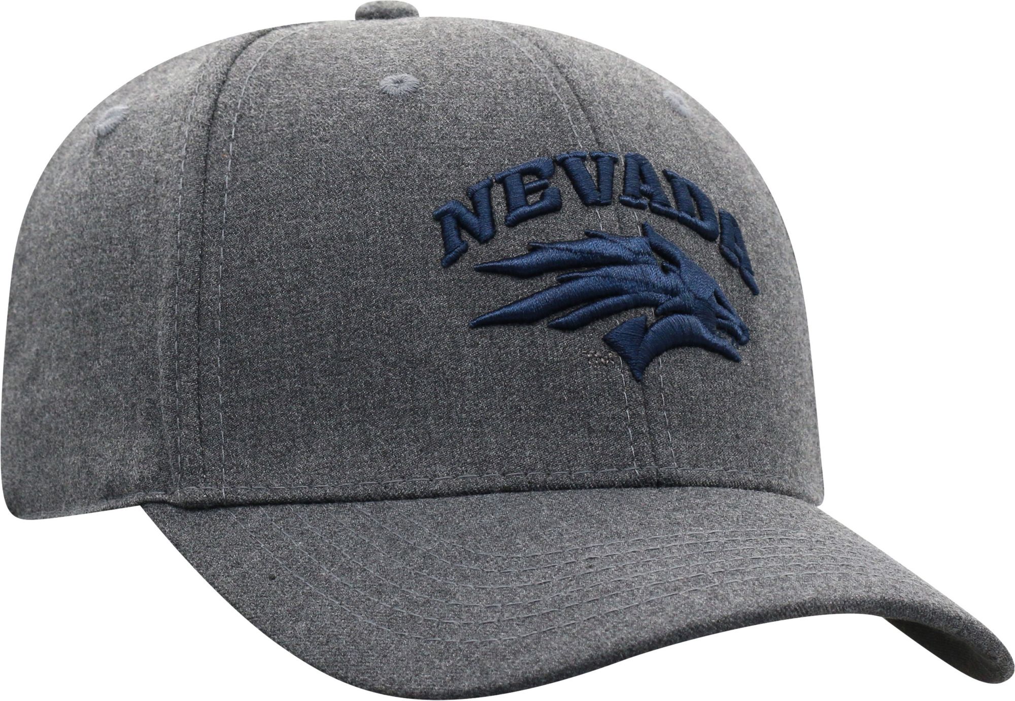 Top of the World Men's Nevada Wolf Pack Grey Alpha 1Fit FlexFit Hat product image