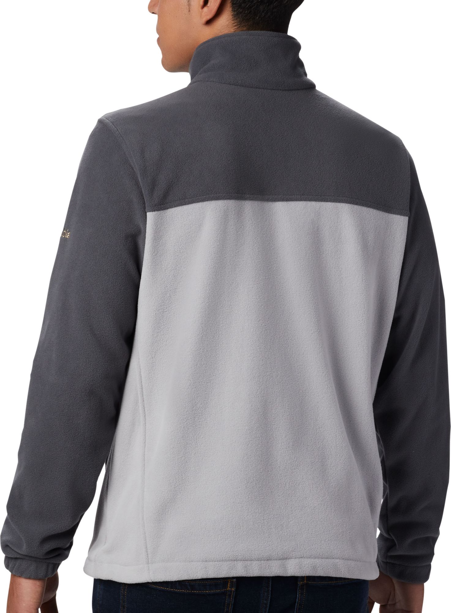 Columbia Men's Purdue Boilermakers Grey Flanker Full-Zip Fleece Jacket product image