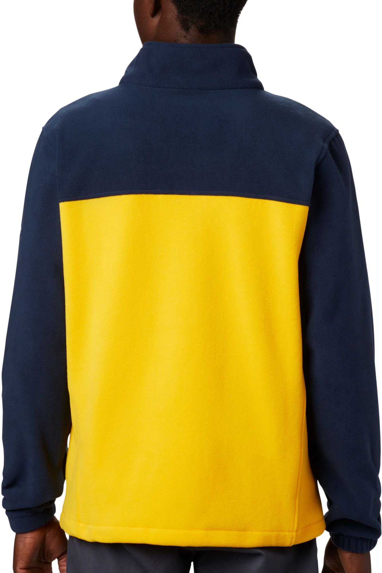 Columbia Men's Michigan Wolverines Blue Flanker Full-Zip Fleece Jacket product image