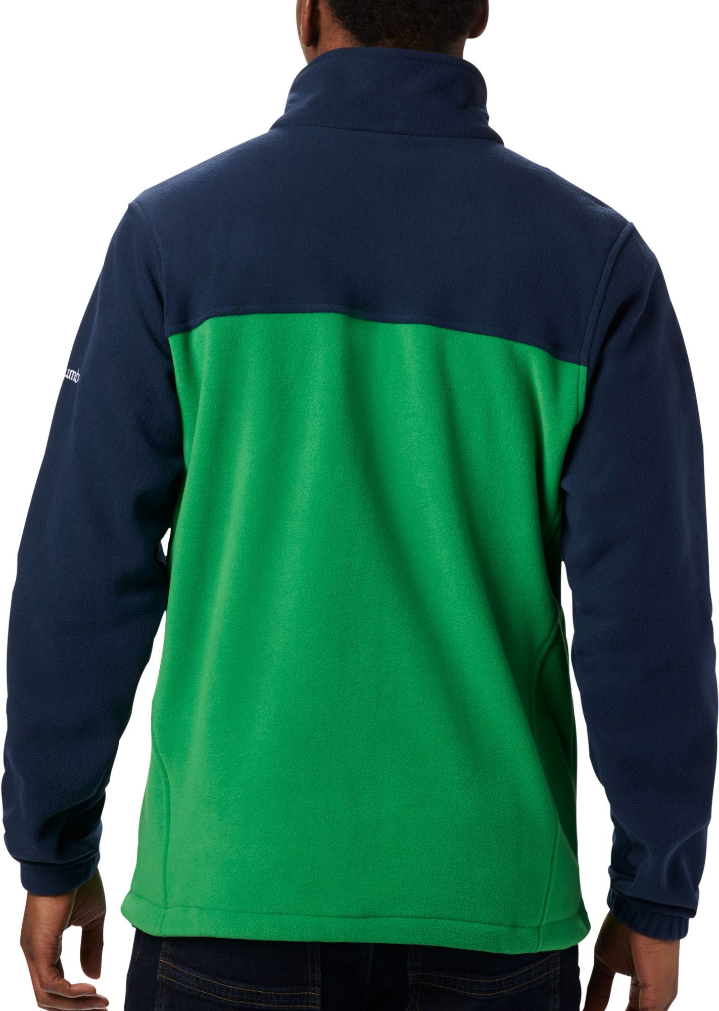Columbia Men's Notre Dame Fighting Irish Navy Flanker Full-Zip Fleece Jacket product image