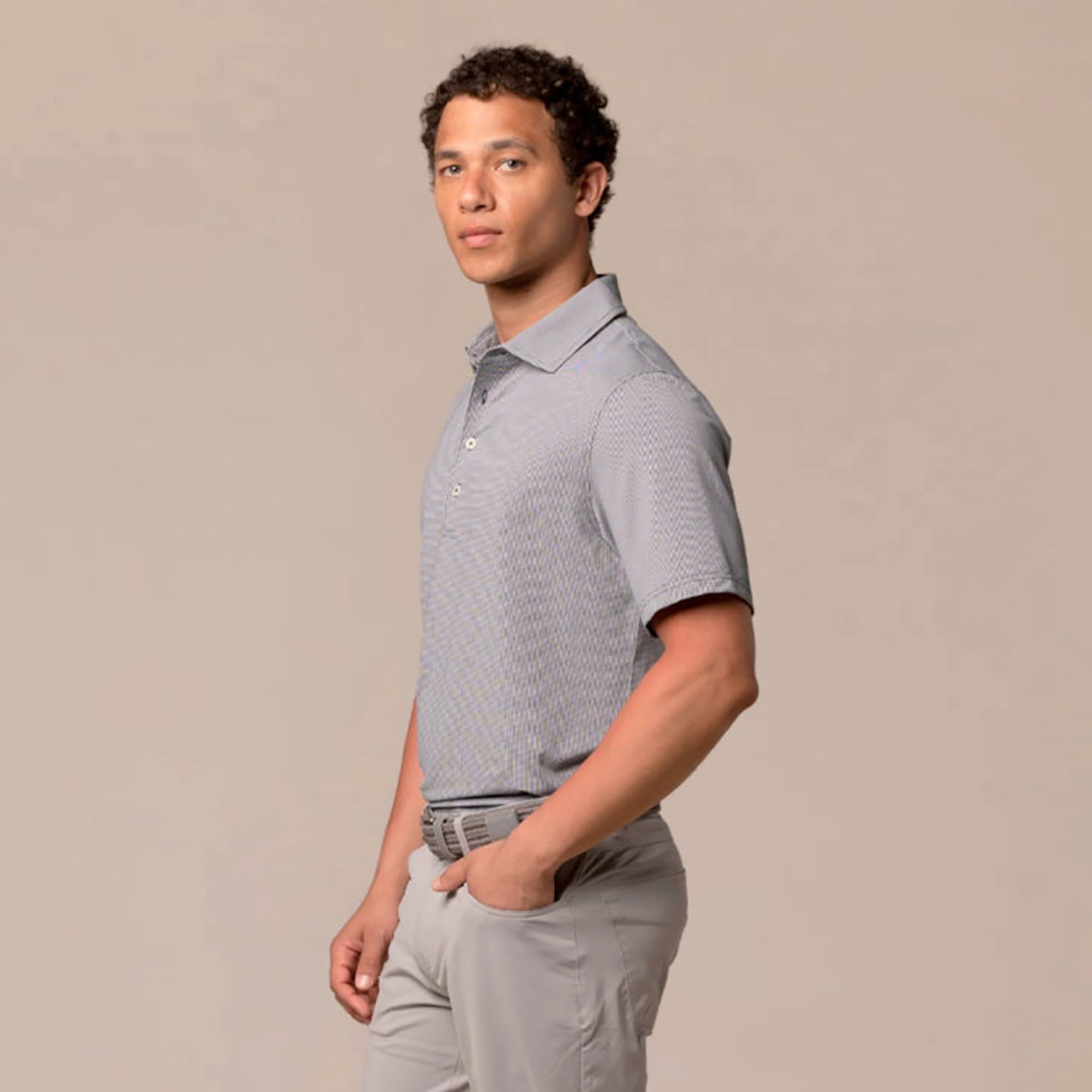 Ashworth Men's Houndstooth Golf Polo product image