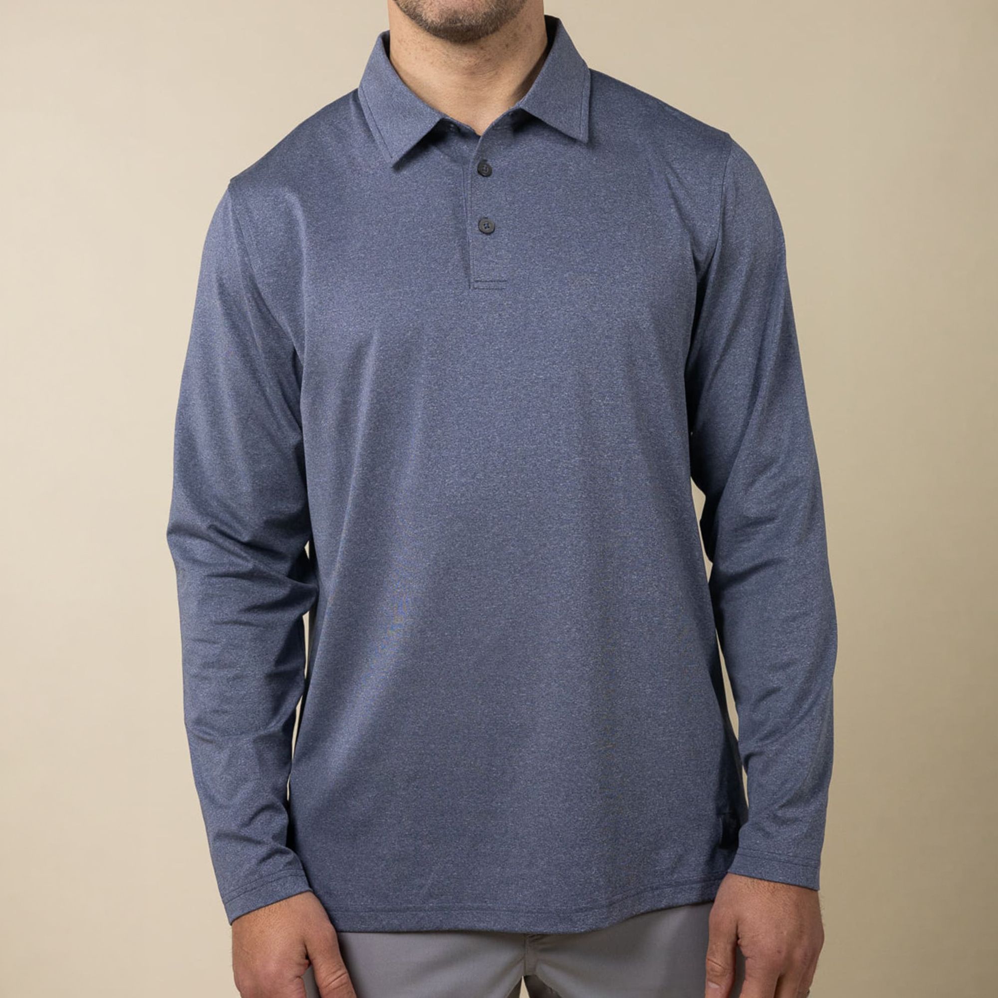 Ashworth Men's Long Sleeve Shore Golf Polo product image