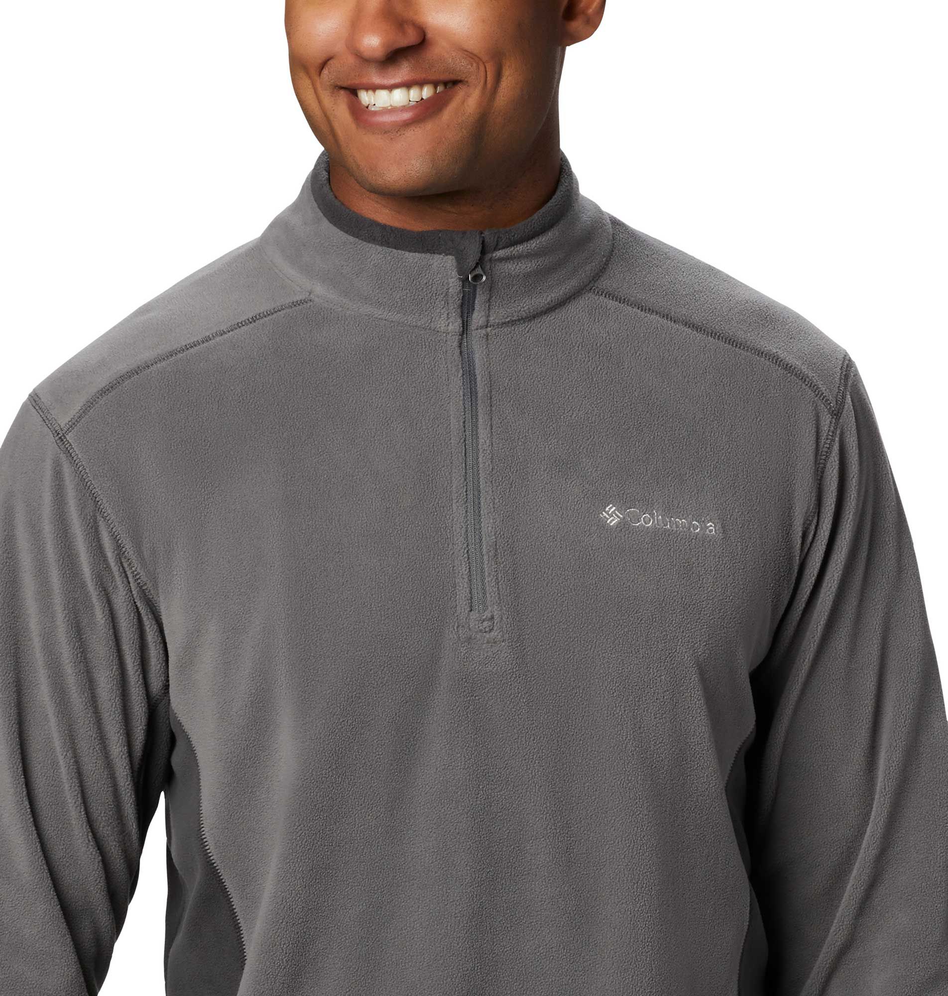 columbia klamath range ii half zip fleece in black