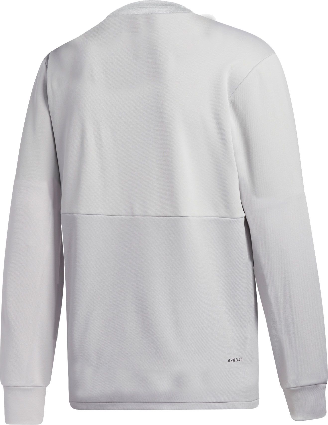 adidas Men's Central Michigan Chippewas Grey  Team Issue Crew Pullover Shirt product image