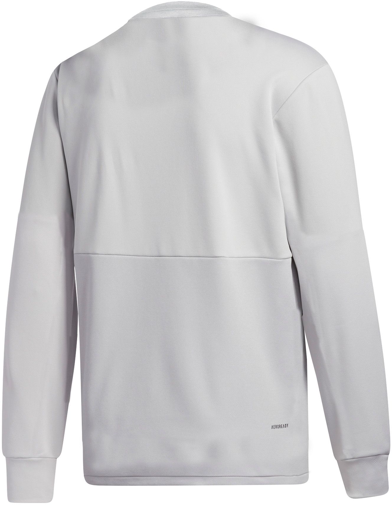 adidas Men's Western Michigan Broncos Grey Team Issue Crew Pullover Shirt product image