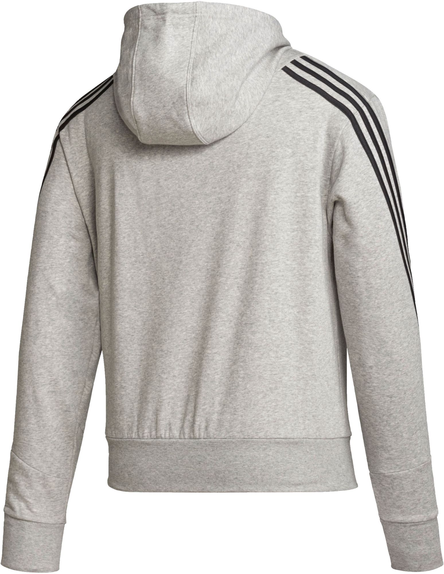 adidas Men's Indiana Hoosiers Heather Grey Fashion Full Zip Hoodie product image