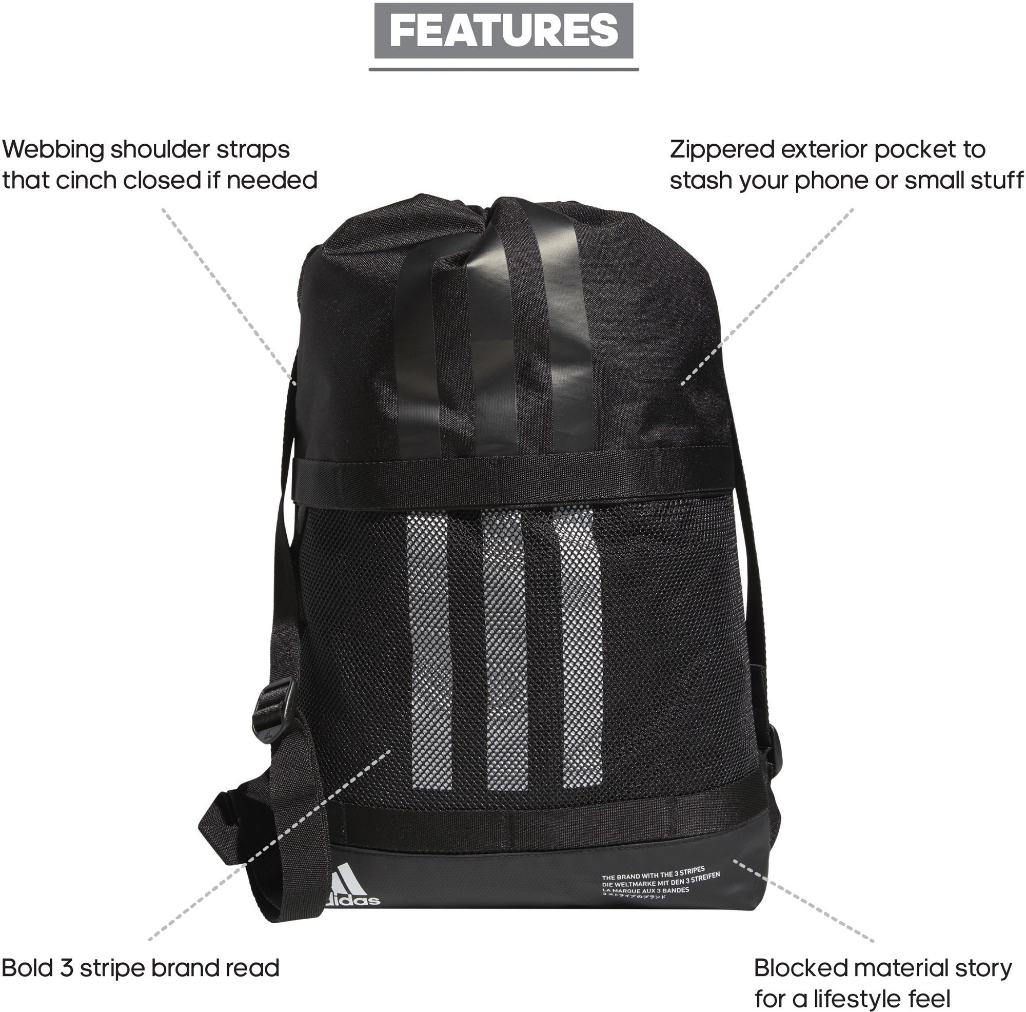 Adidas amplifier sackpack best sale