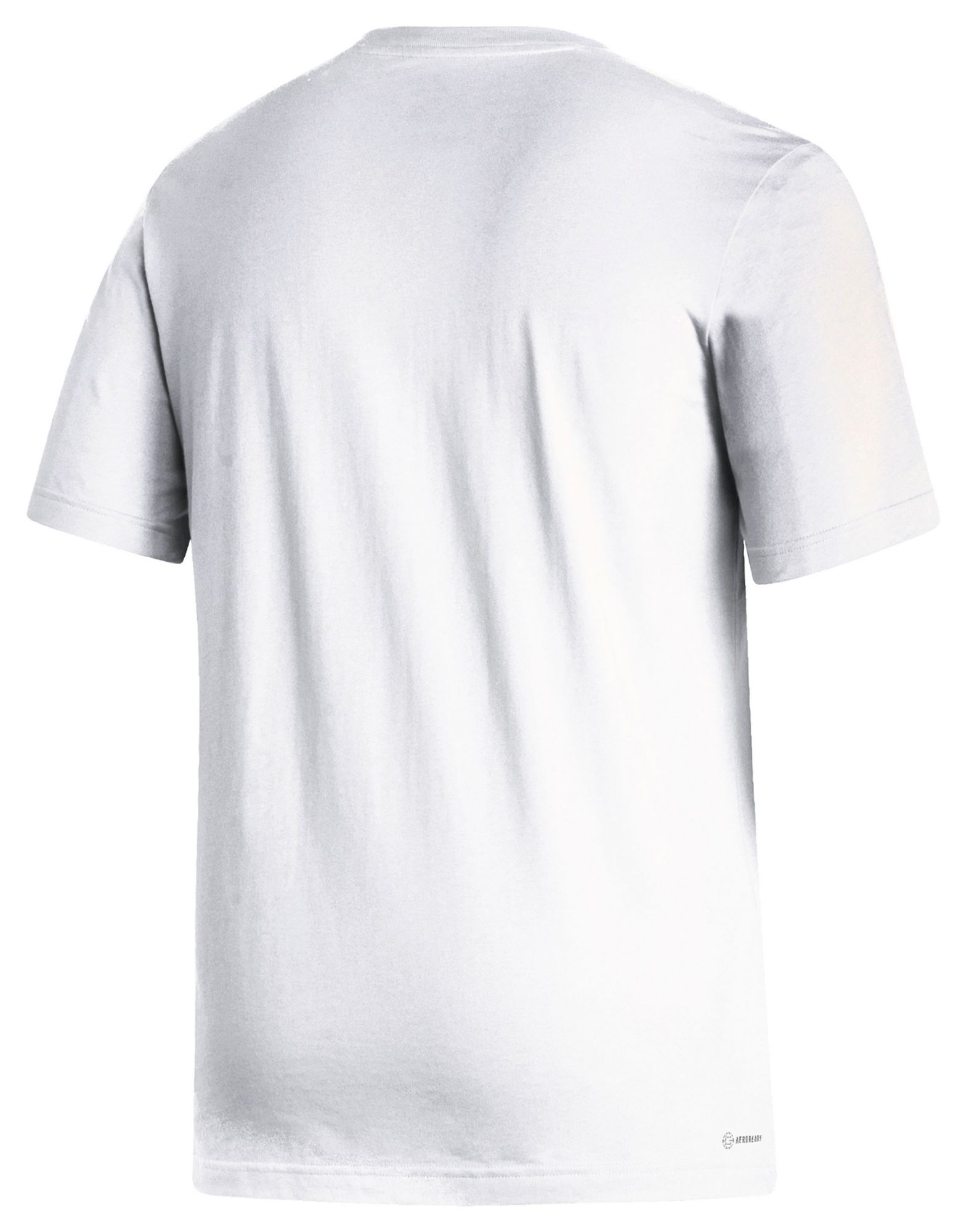 adidas Men's Wyoming Cowboys White Fresh Training Short Sleeve T-Shirt product image