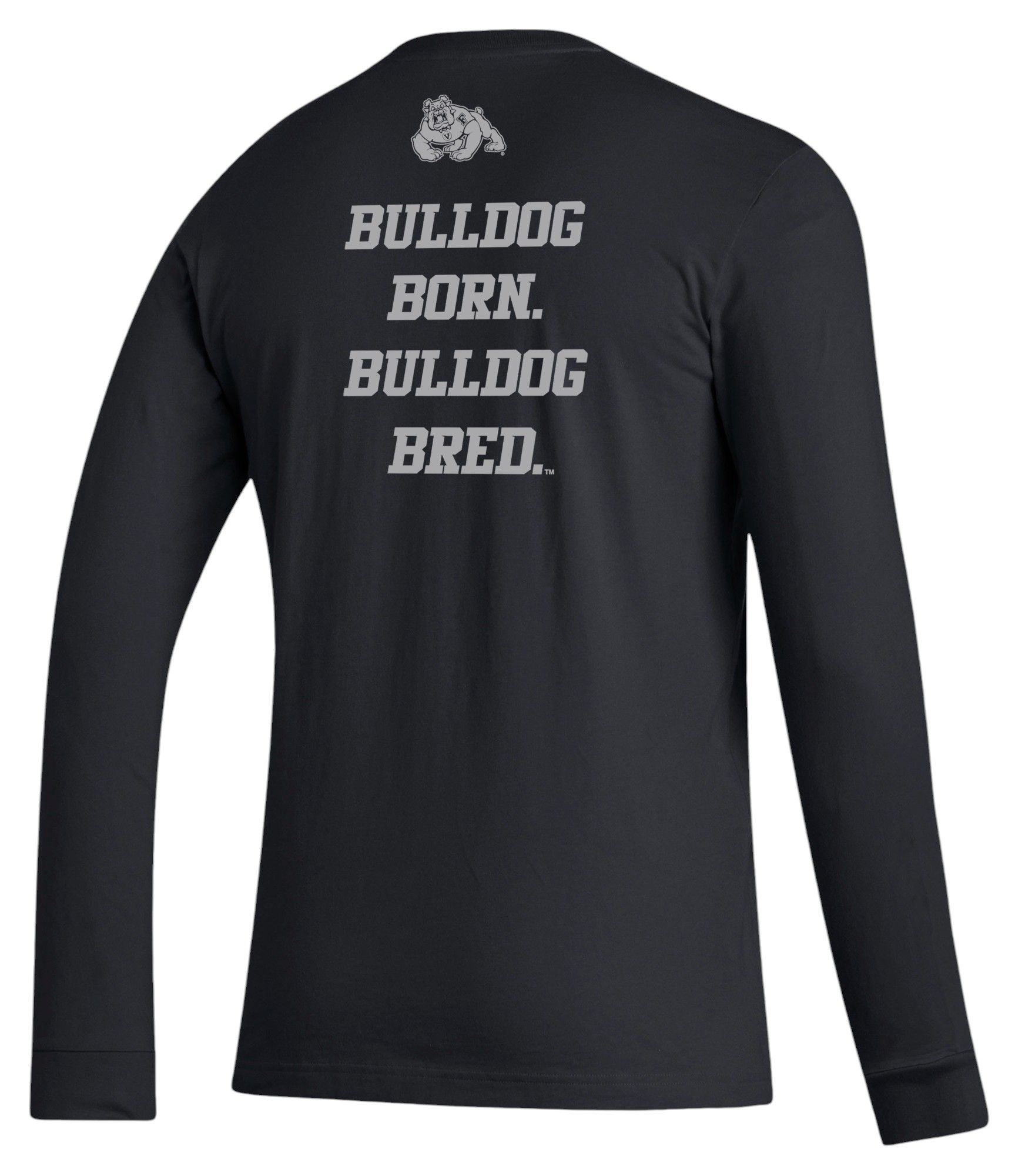 adidas Men's Fresno State Bulldogs Black Fresh Long Sleeve T-Shirt product image