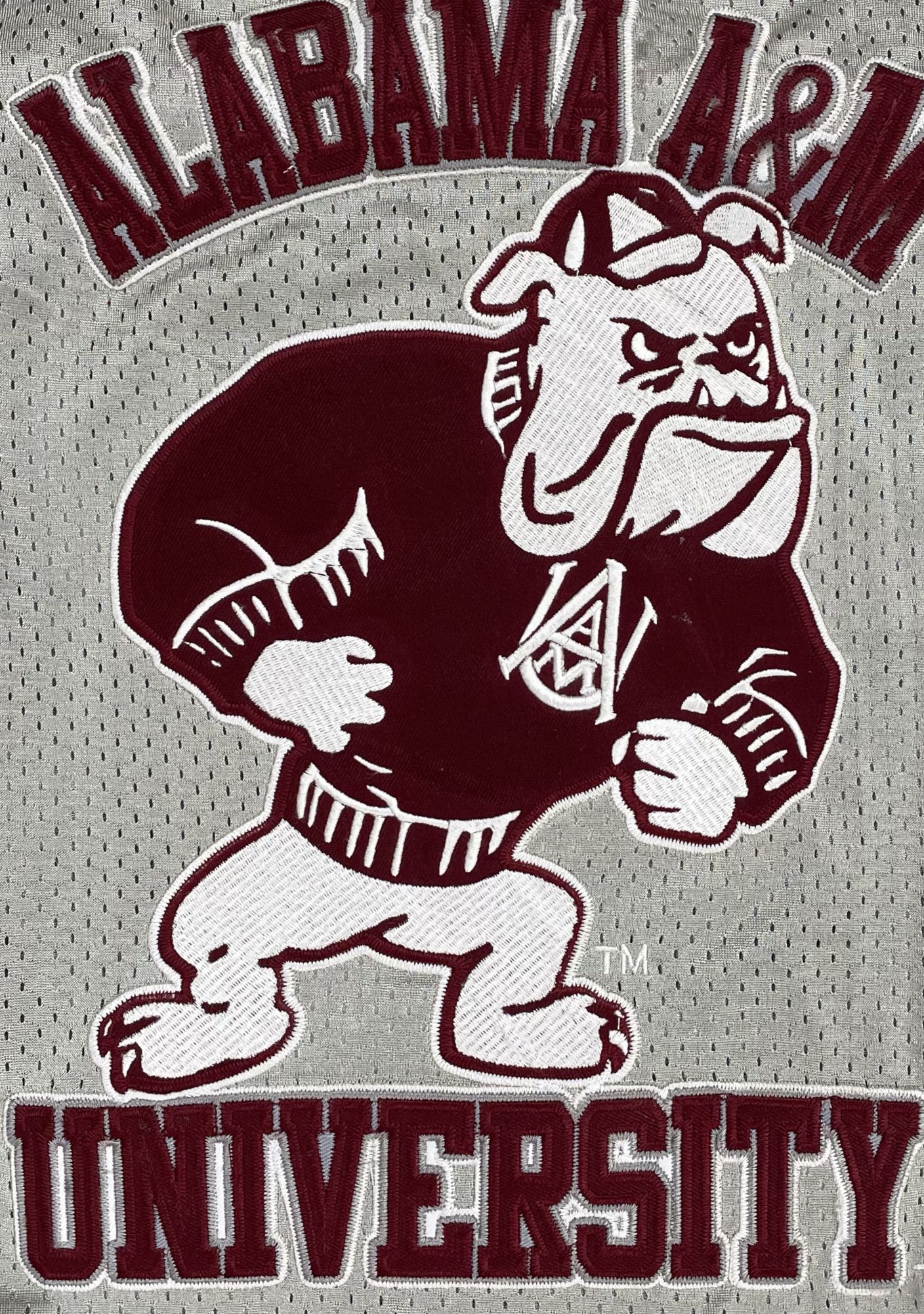 Tones of Melanin Alabama A&M Bulldogs Grey Basketball Jersey product image