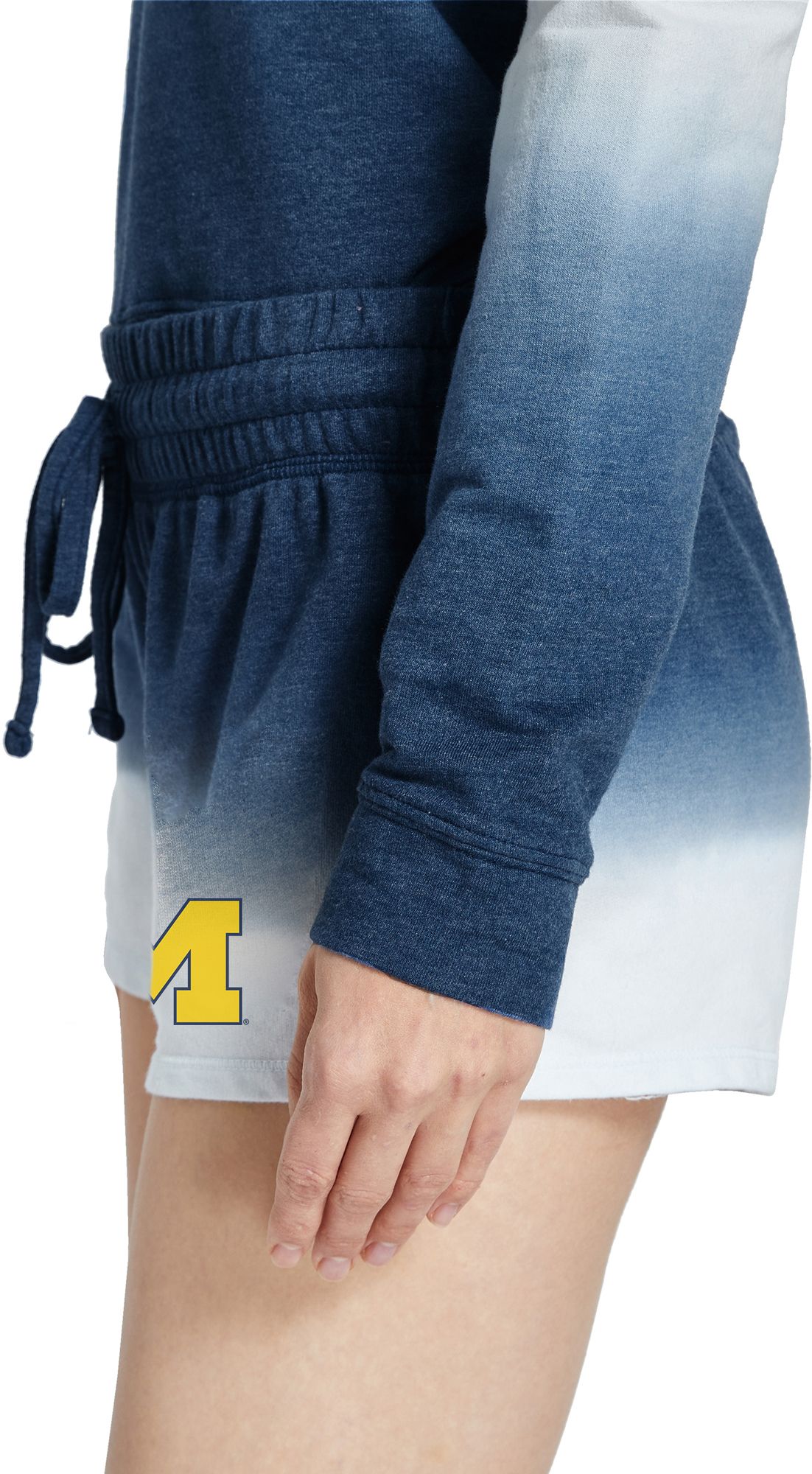 Concepts Sport Women's Michigan Wolverines Blue Terry Shorts